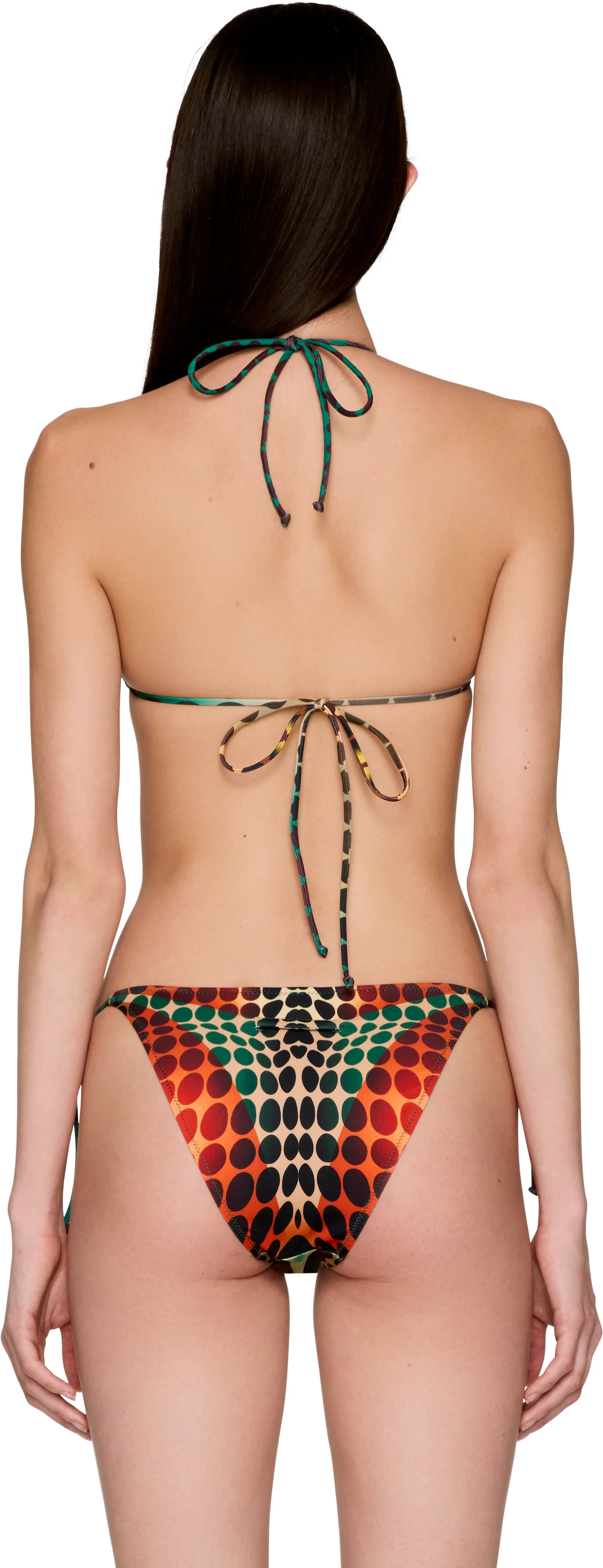 Jean Paul Gaultier Re-edition 'The Brown Dots' Bikini Set