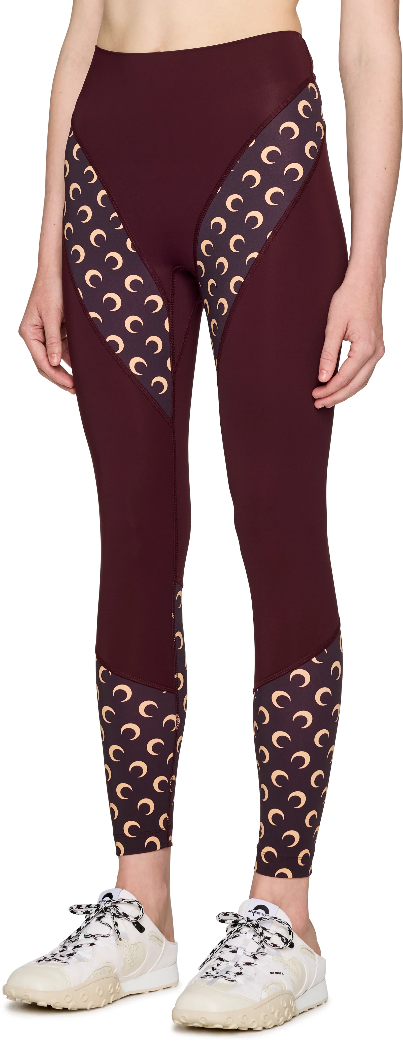 Marine Serre Athleisure Moon Inserts Leggings