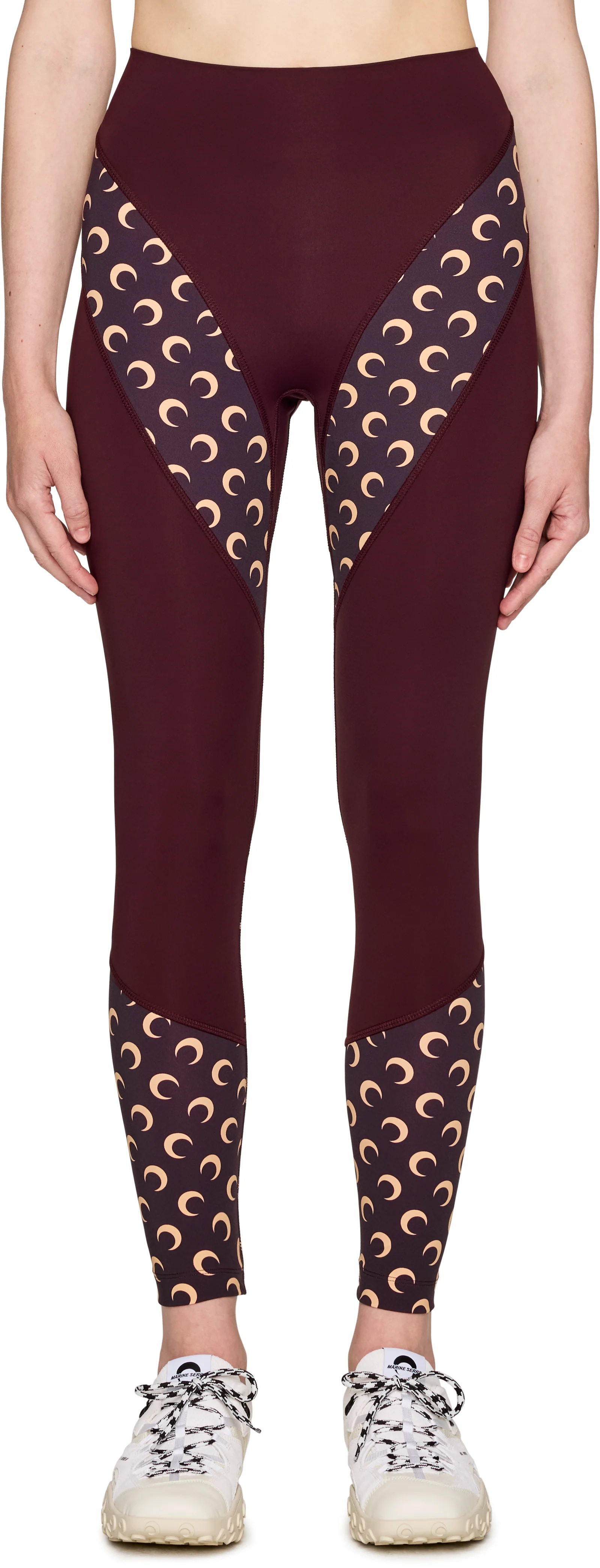 Marine Serre Athleisure Moon Inserts Leggings