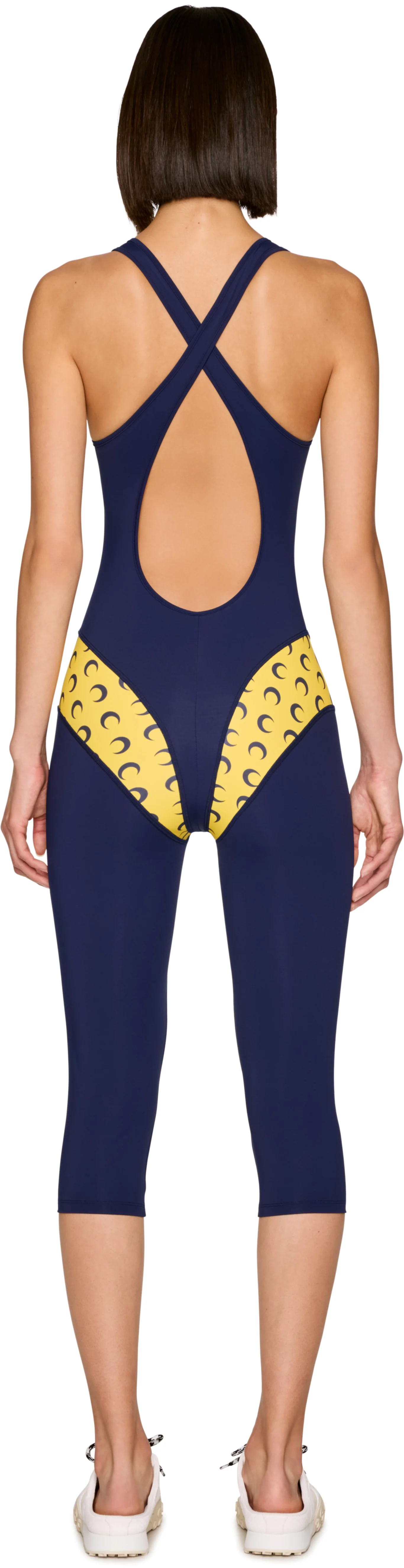 Marine Serre Athleisure Moon Inserts Catsuit
