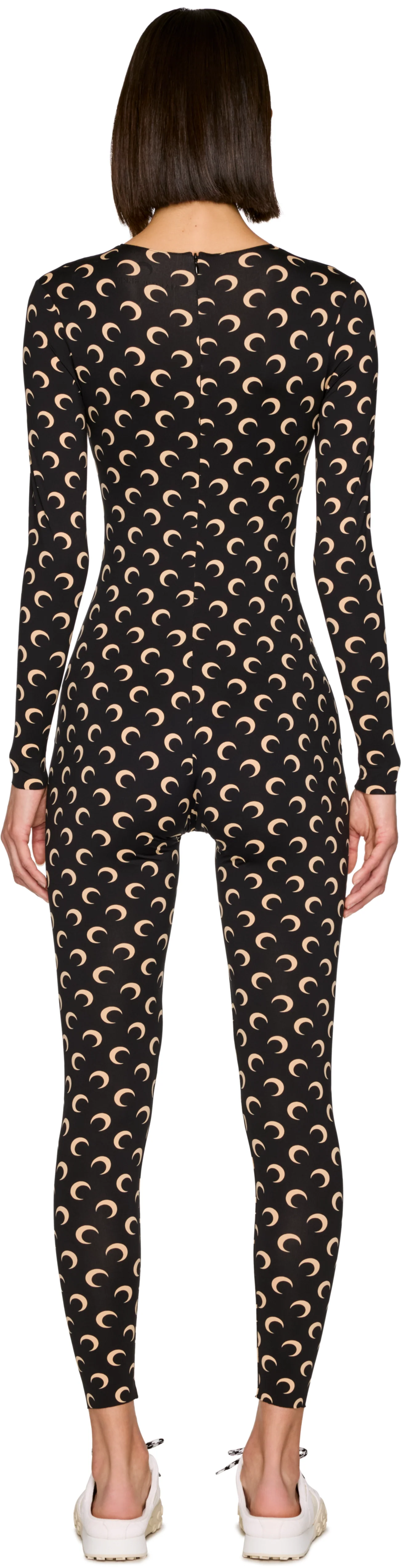 Marine Serre Moon Printed Jersey Catsuit