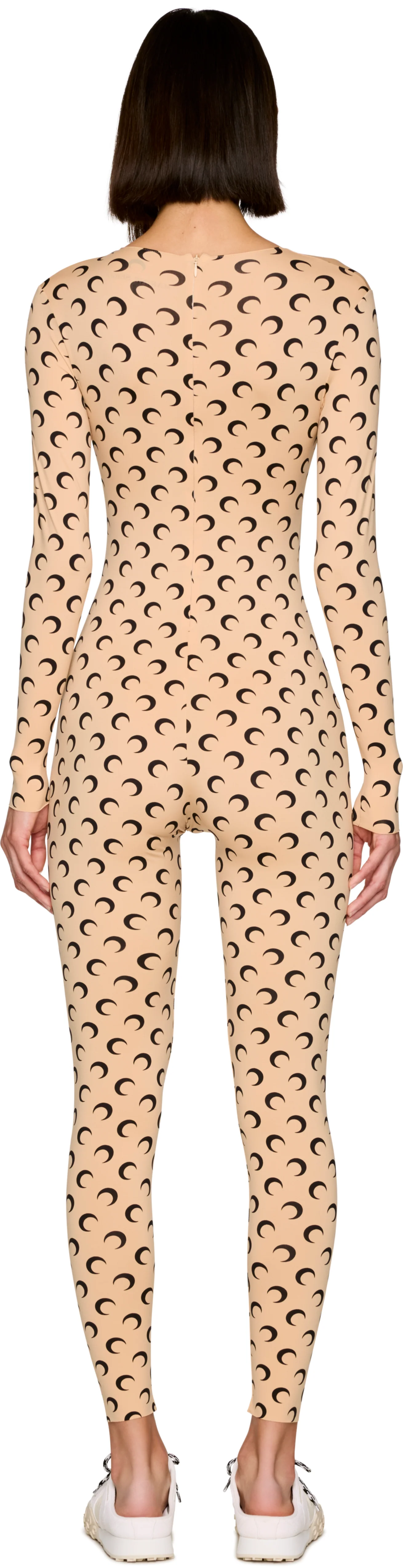 Marine Serre Moon Printed Jersey Catsuit