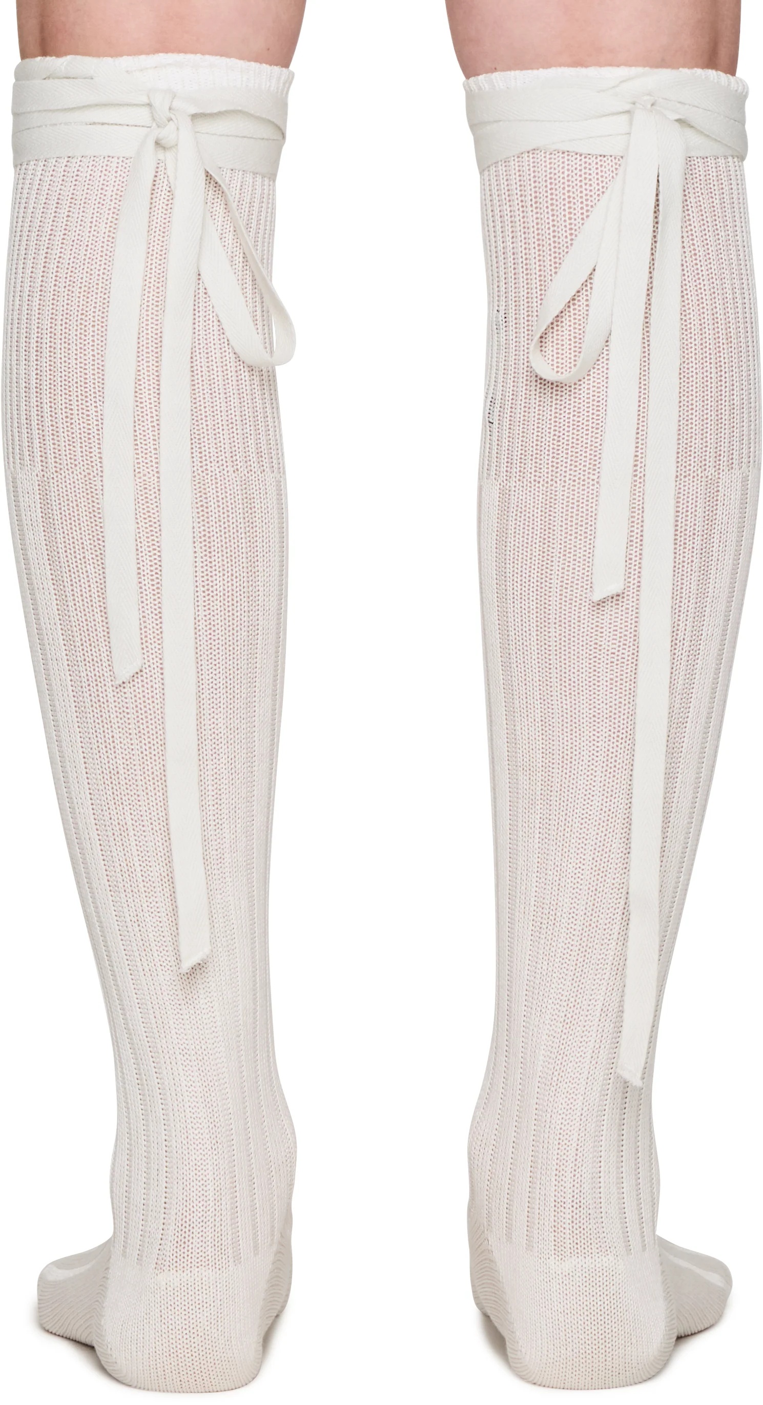 Ann Demeulemeester Jost Ribbon Detail Knee-High Socks