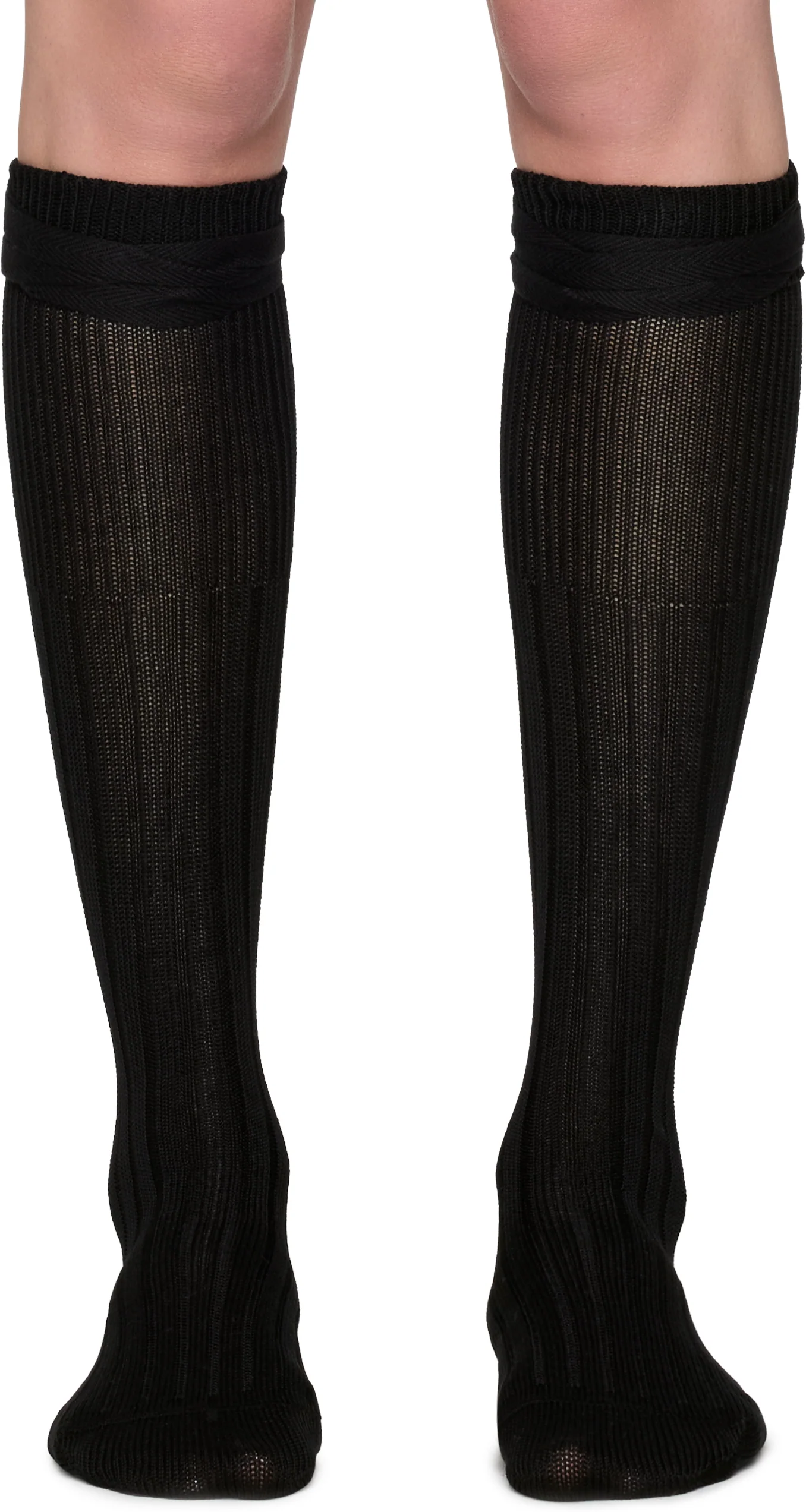 Ann Demeulemeester Jost Ribbon Detail Knee-High Socks