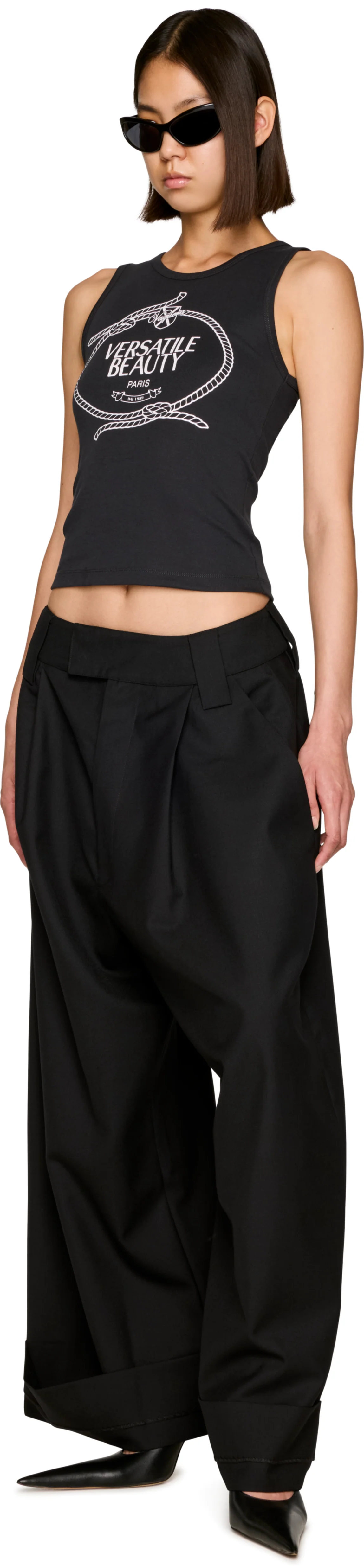 Vaquera Baby Wide-Leg Trousers