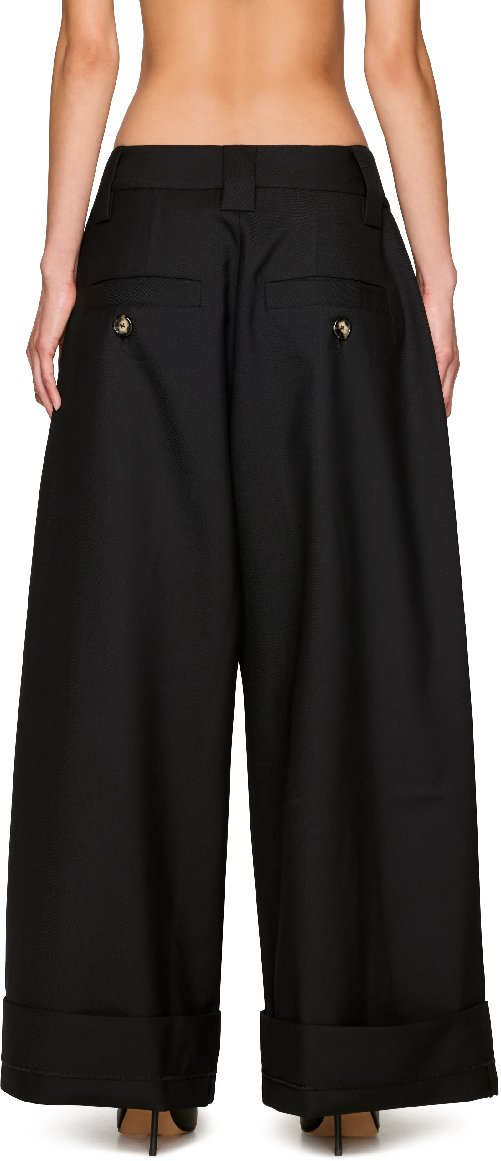 Vaquera Baby Wide-Leg Trousers