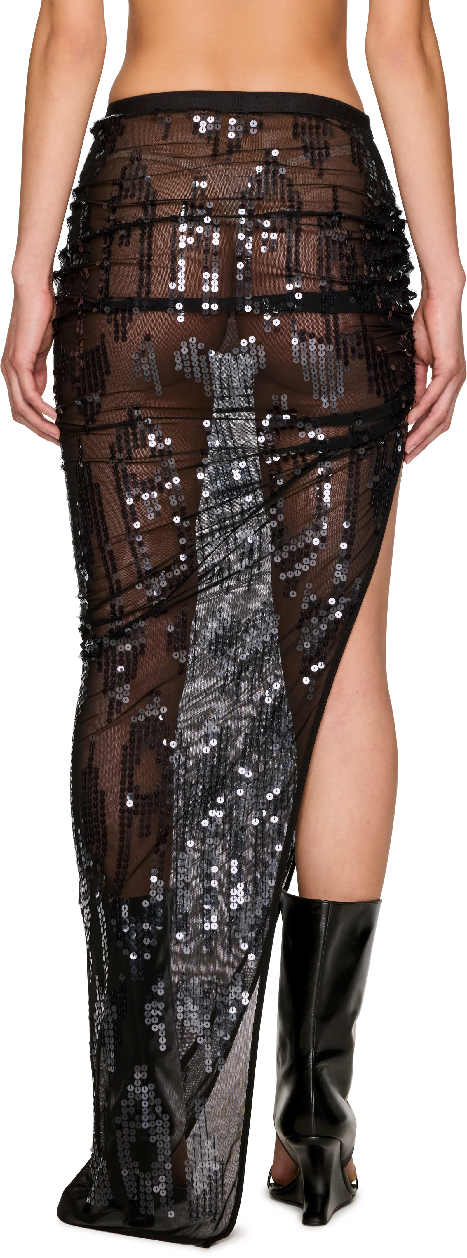 Rick Owens Lilies Temple Eva Maxi Skirt