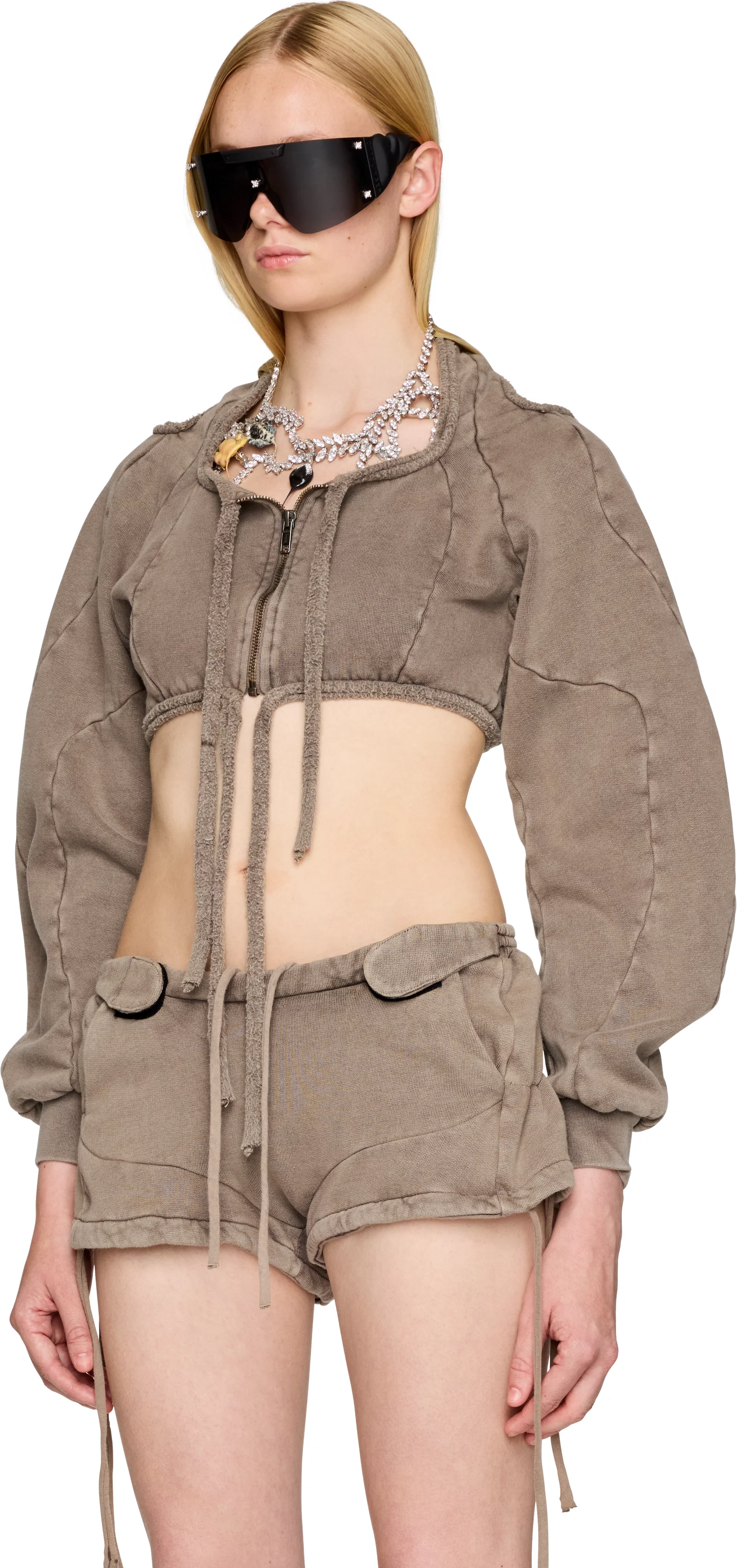 Ottolinger Rogue Zip Dirndl Sweatshirt