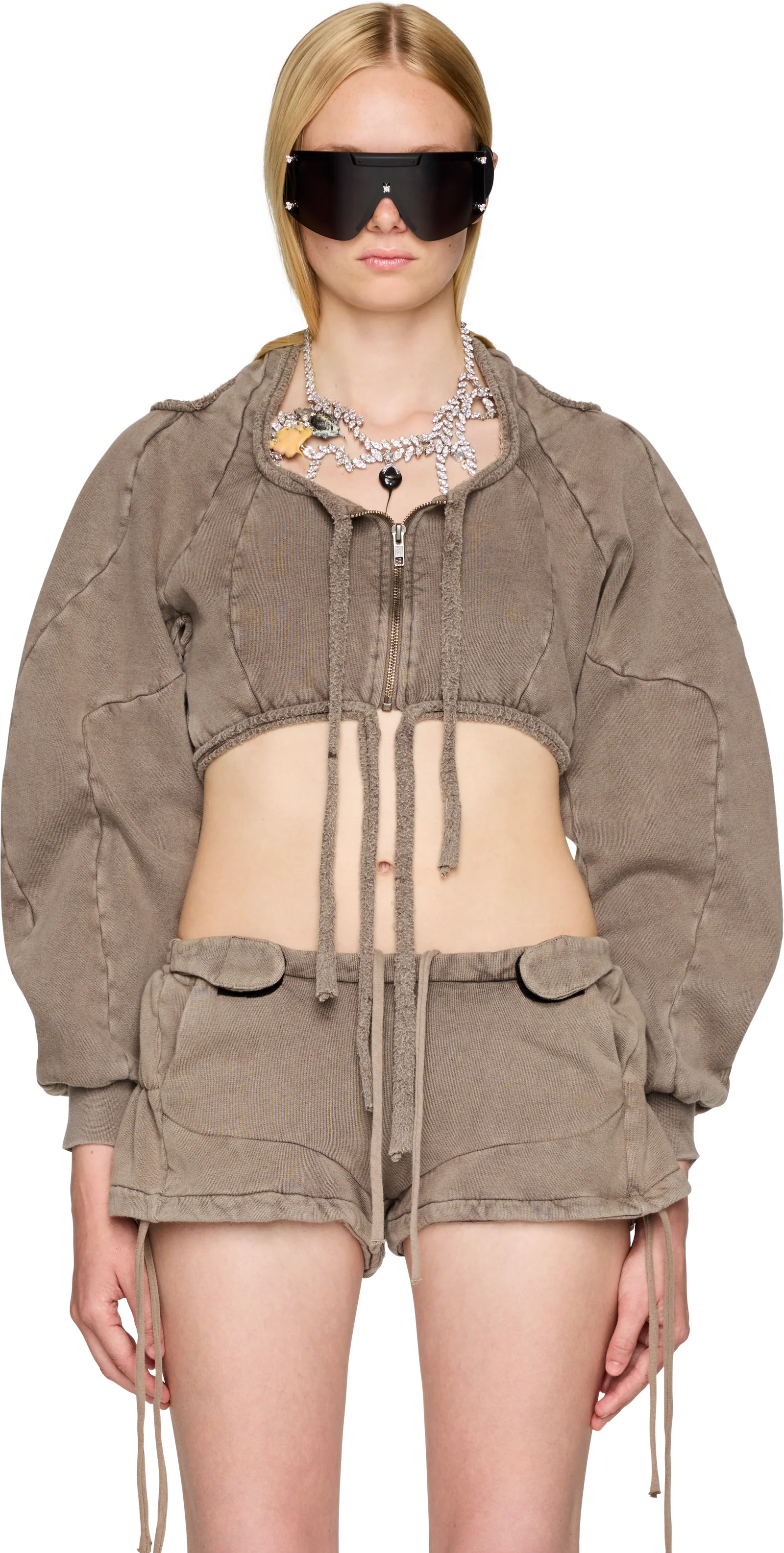 Ottolinger Rogue Zip Dirndl Sweatshirt