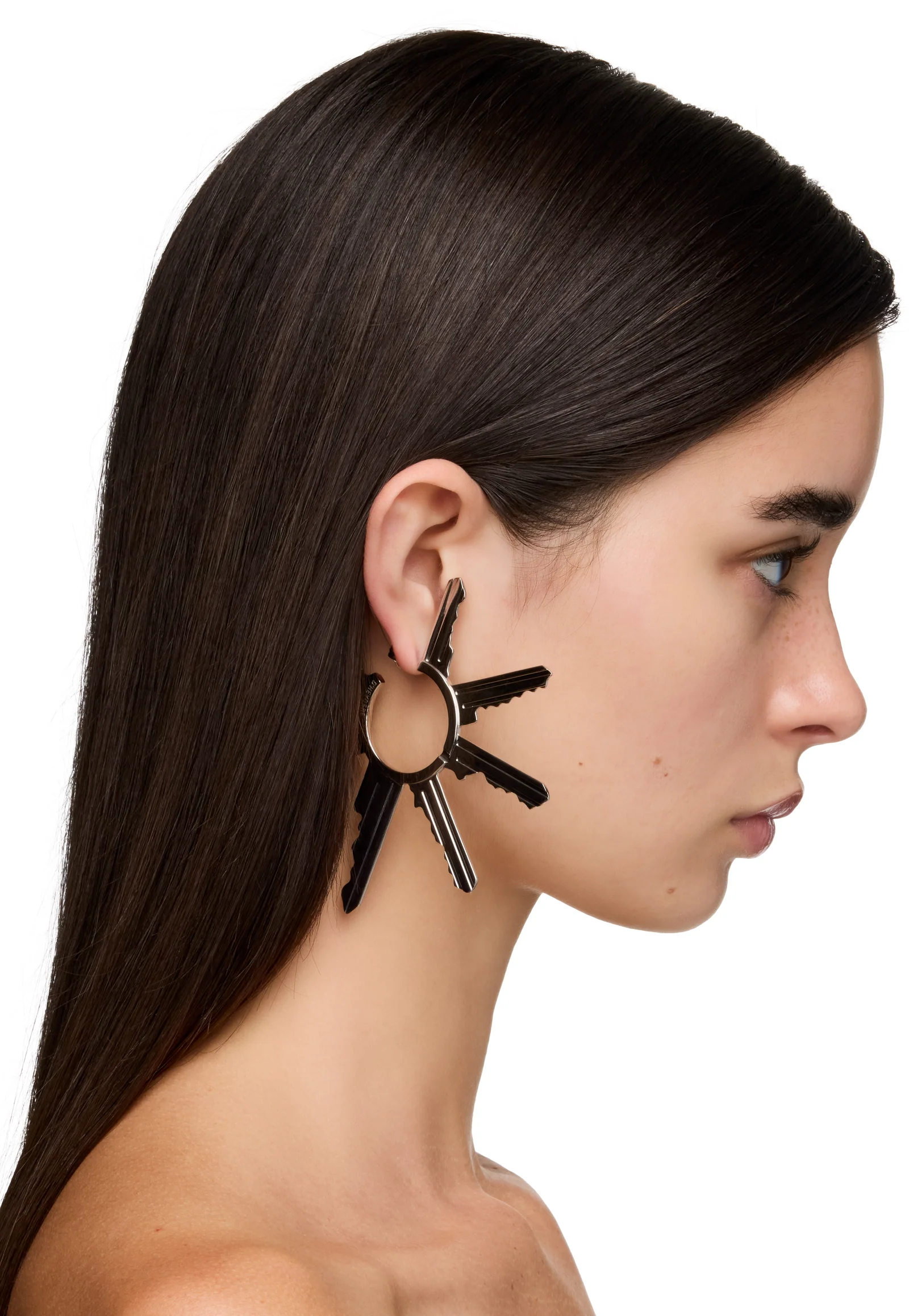 D'heygere Key Hoop Earring