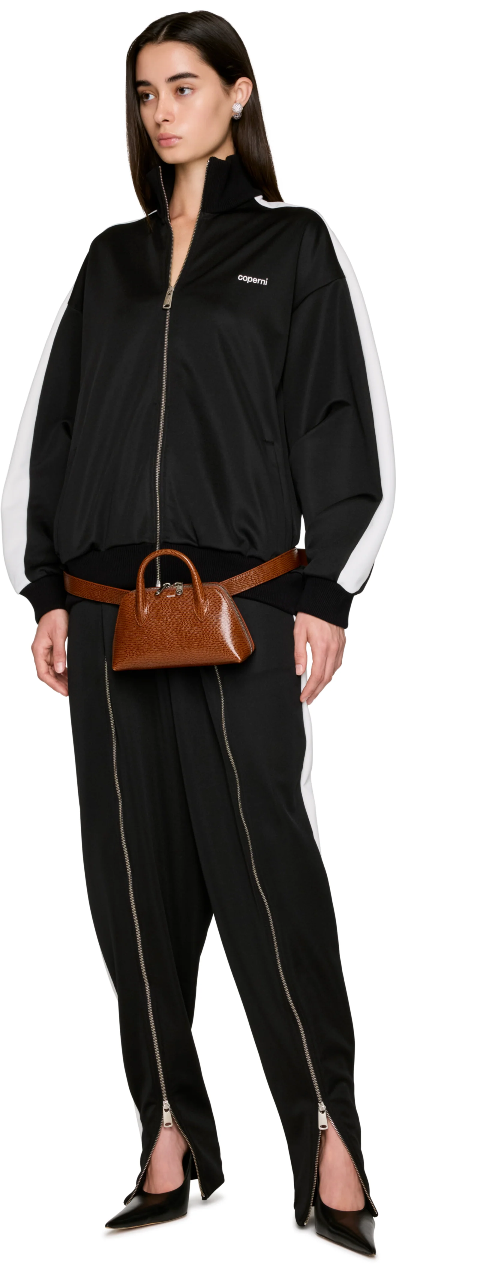 Coperni Lizard Print Duffle Belt Bag