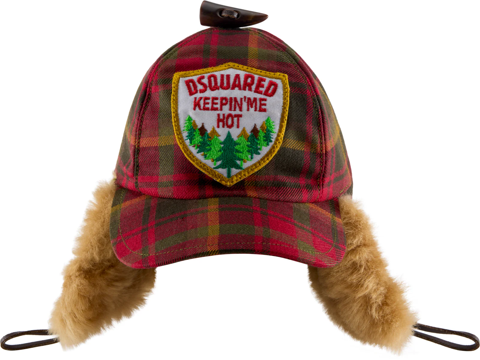 Dsquared2 Wool Check Cap