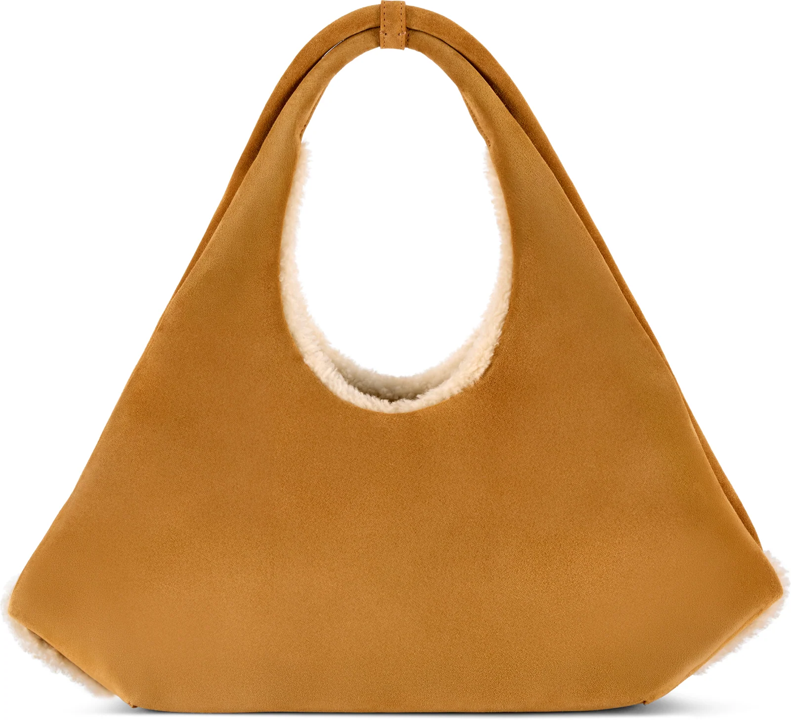 Coperni Shearling Folded Shoulder Bag