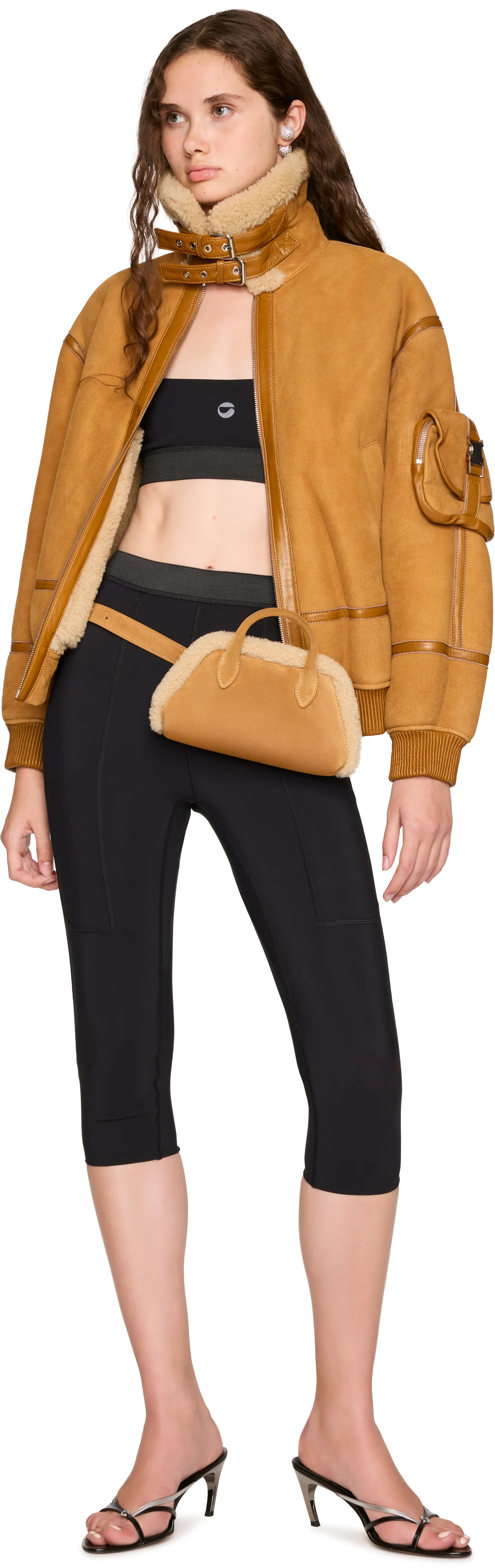 Coperni Shearling Bomber Jacket