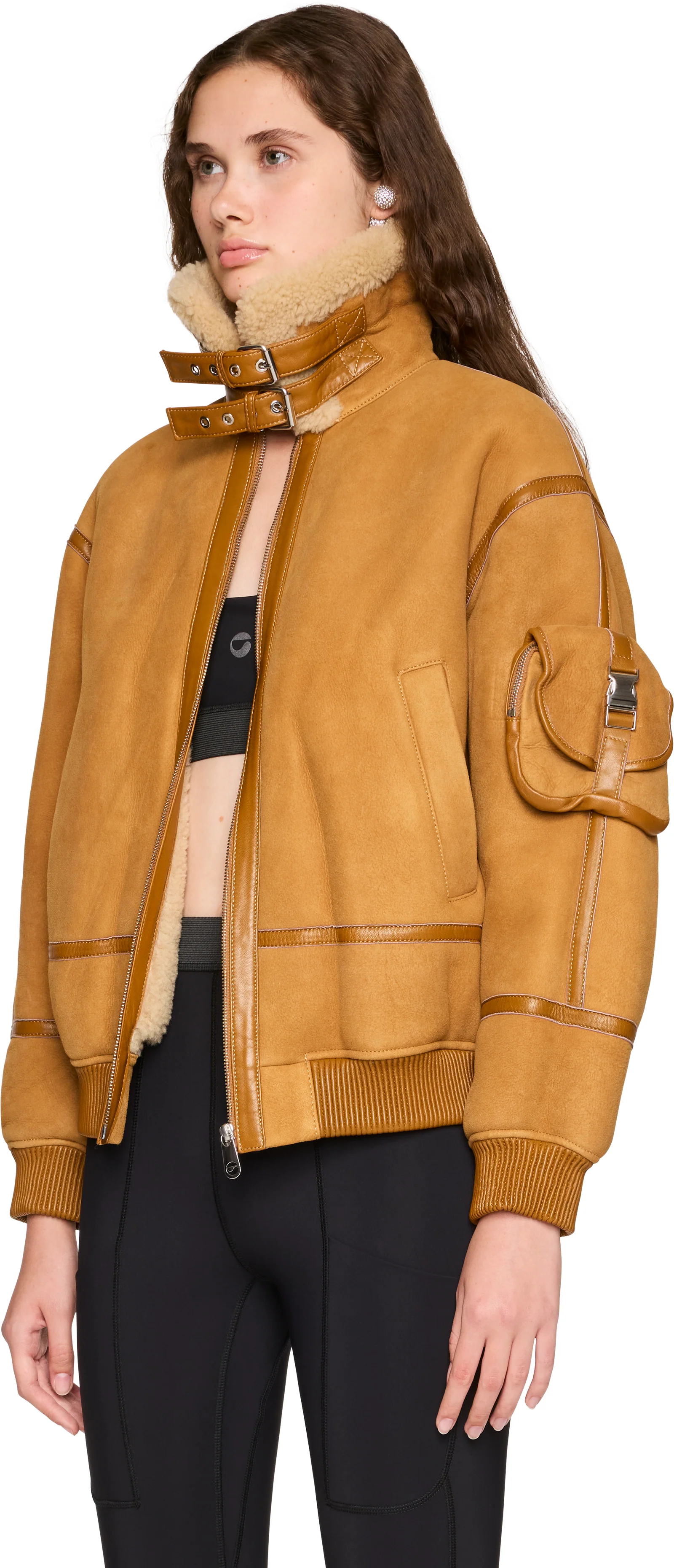Coperni Shearling Bomber Jacket