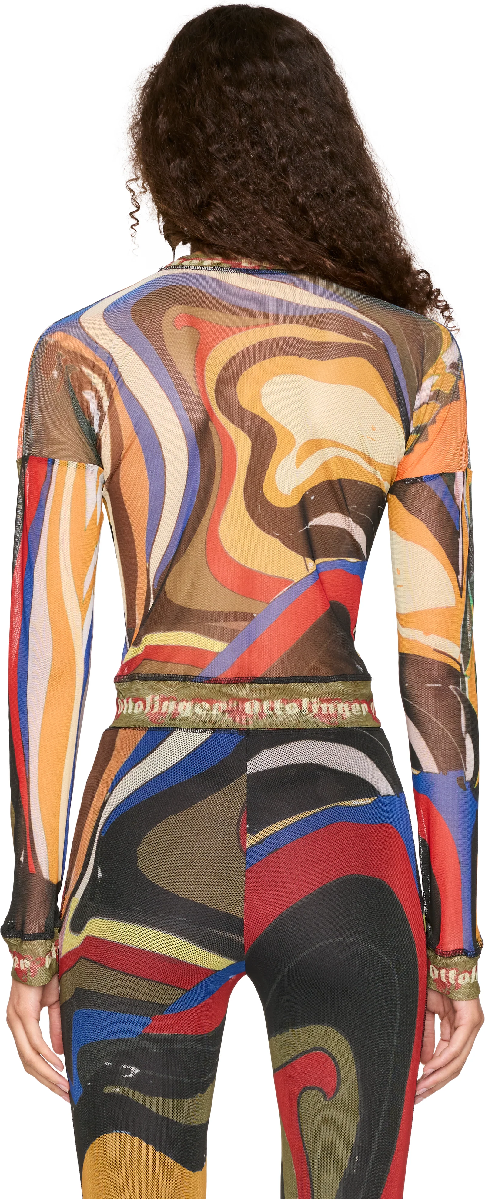Ottolinger Mesh Long Sleeve Top
