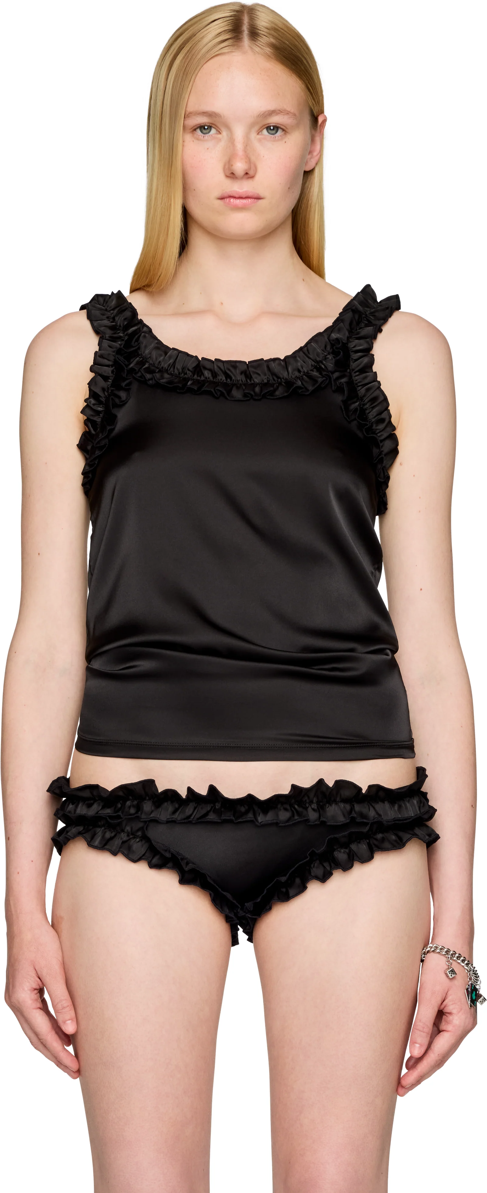 Laura Andraschko Frilly Tank Top