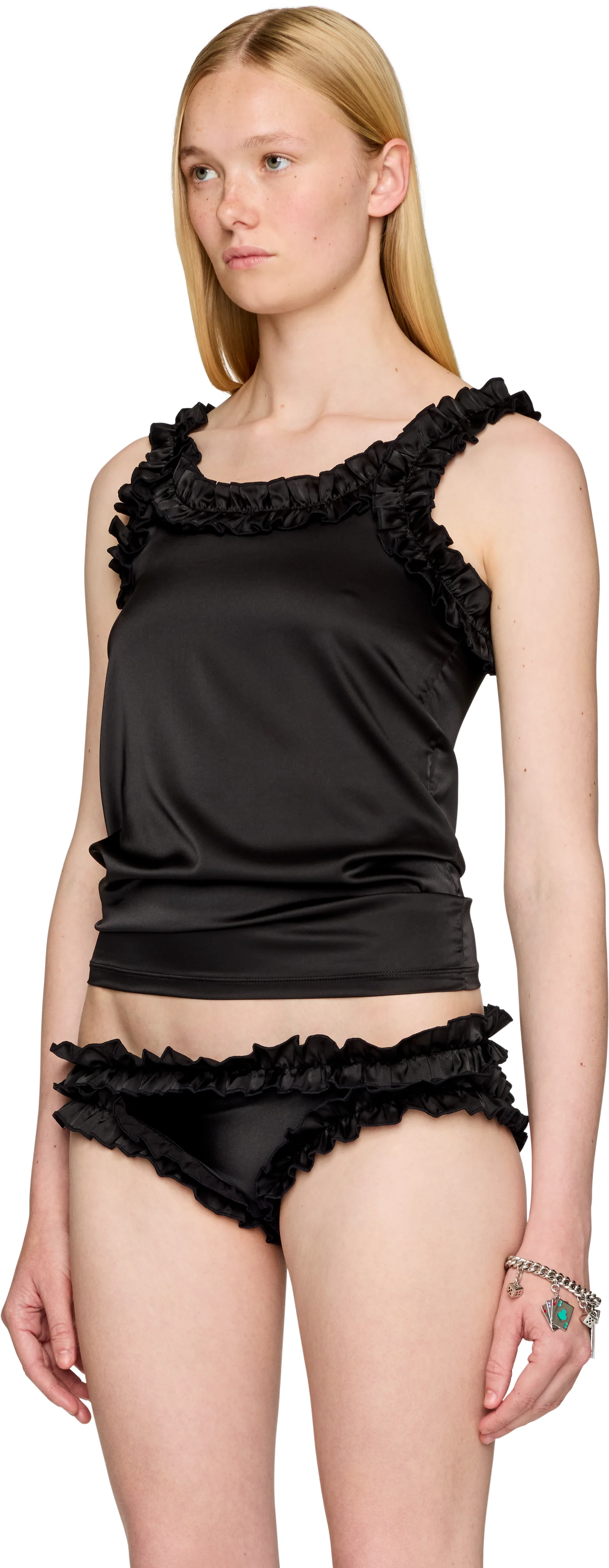 Laura Andraschko Frilly Tank Top
