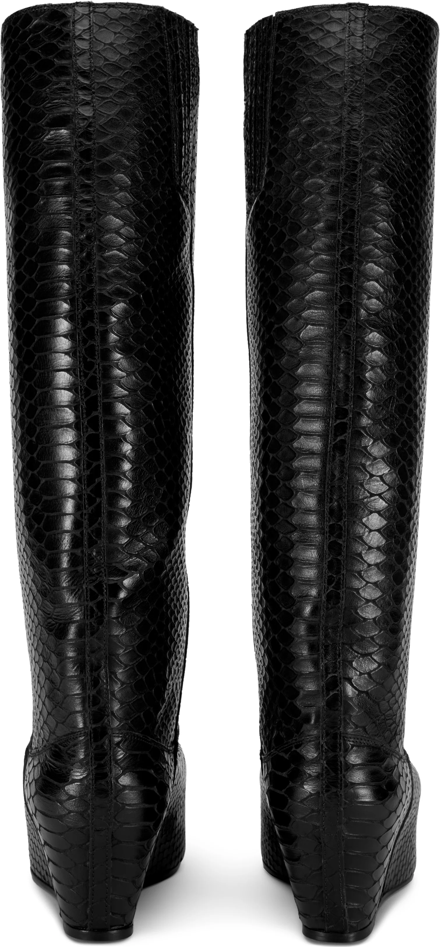 Laura Andraschko Python Riding Boots