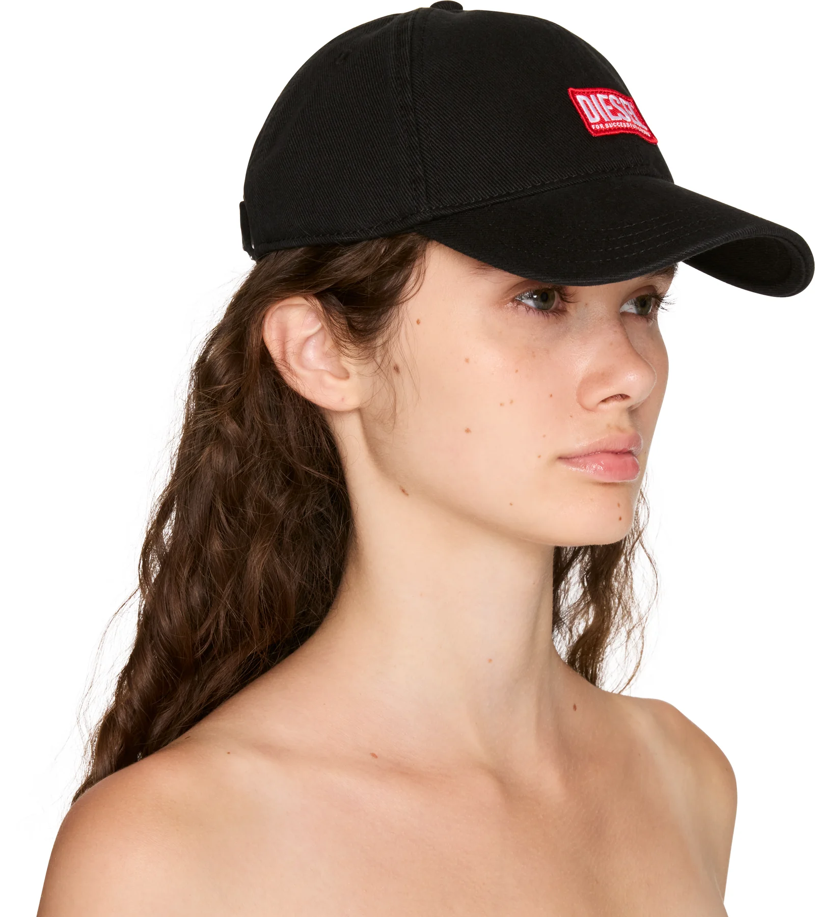 Diesel Logo Patch Baseball Cap