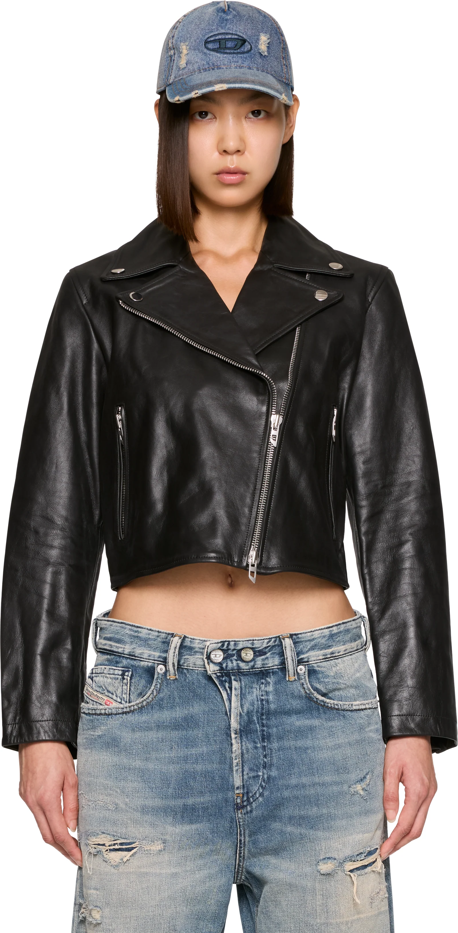 Diesel L-Unatic Leather Jacket