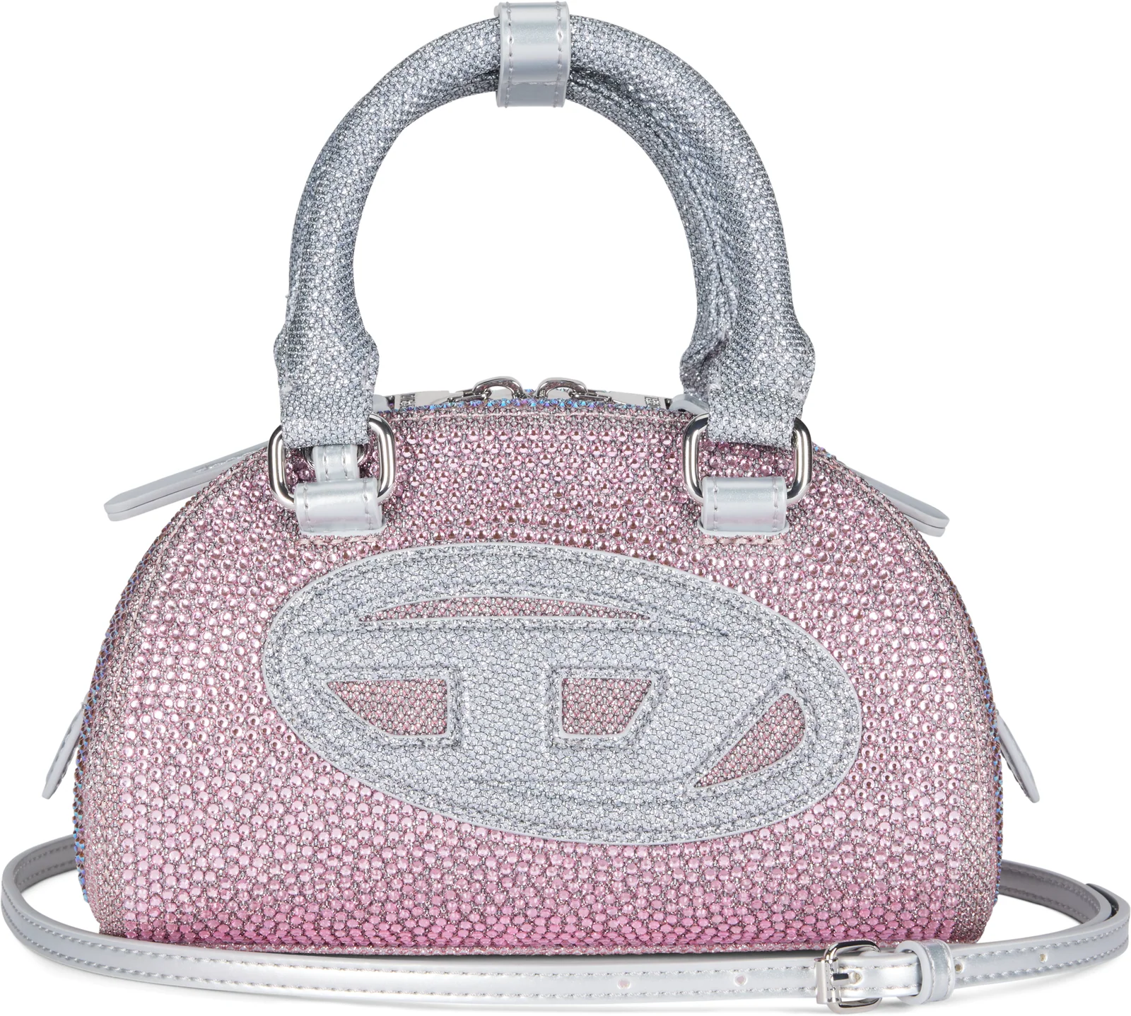 Diesel 1DR Dome Crystal Top Handle Bag