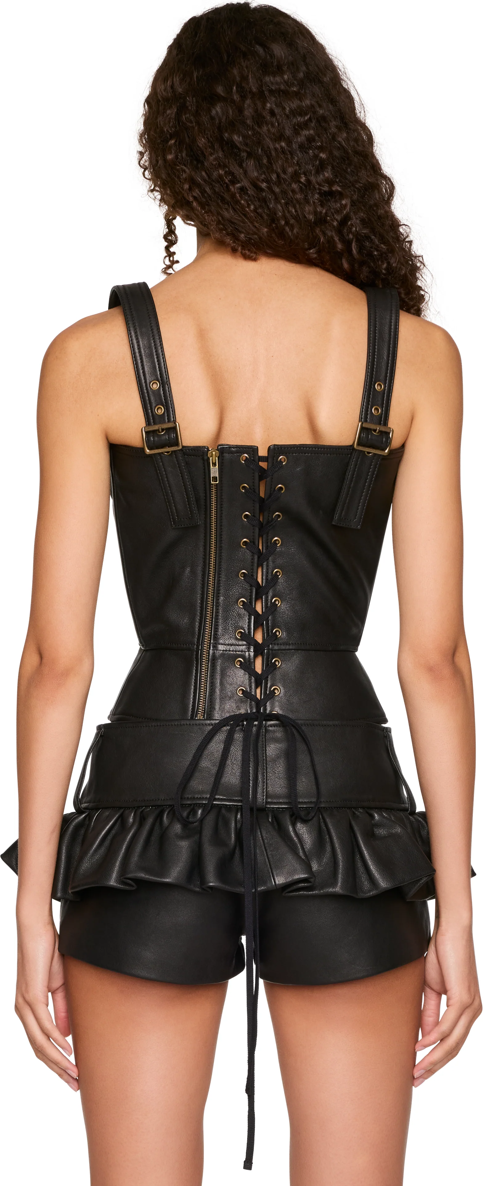 KNWLS Victoria Leather Corset