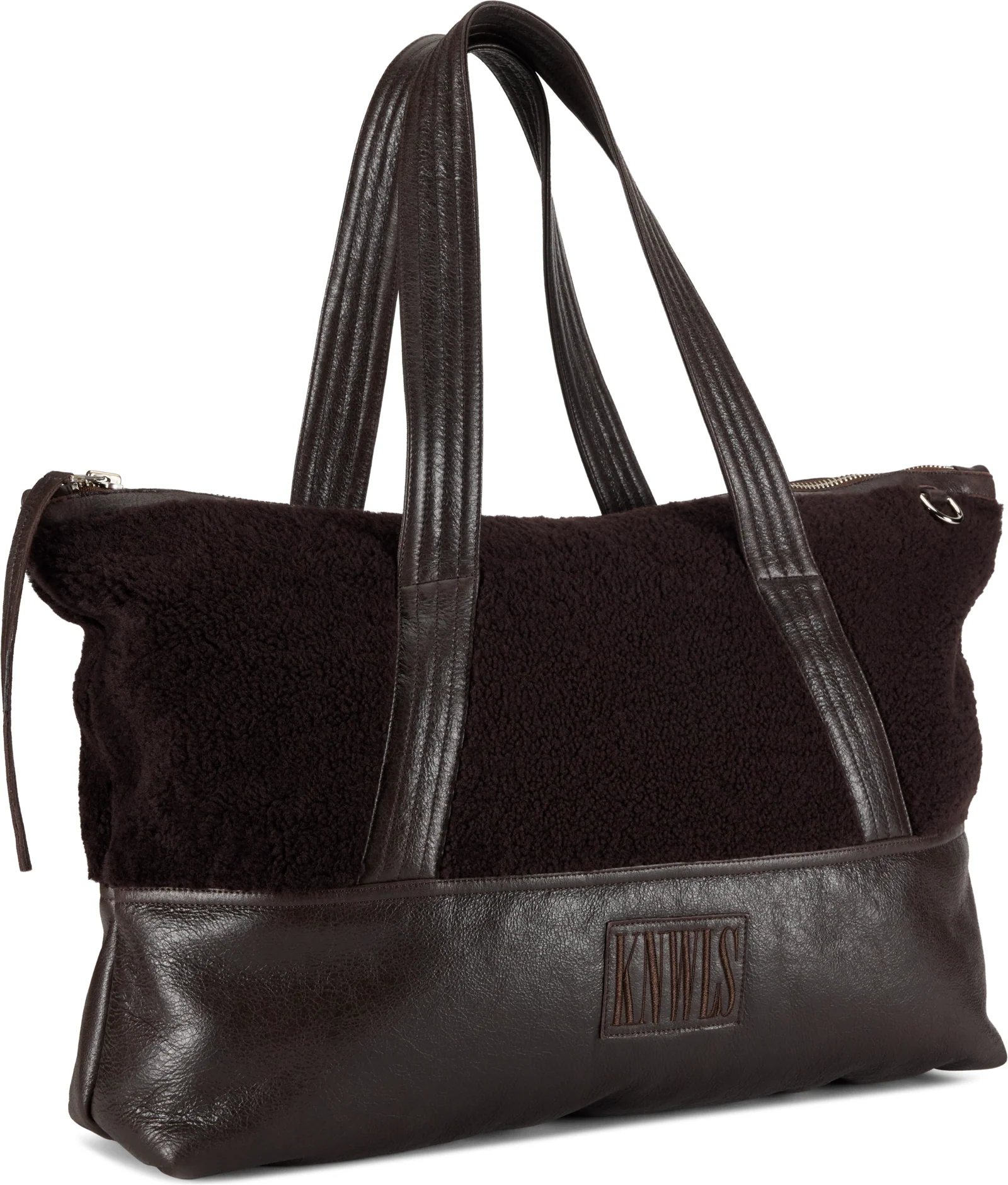 KNWLS Turvy Shearling Shoulder Bag