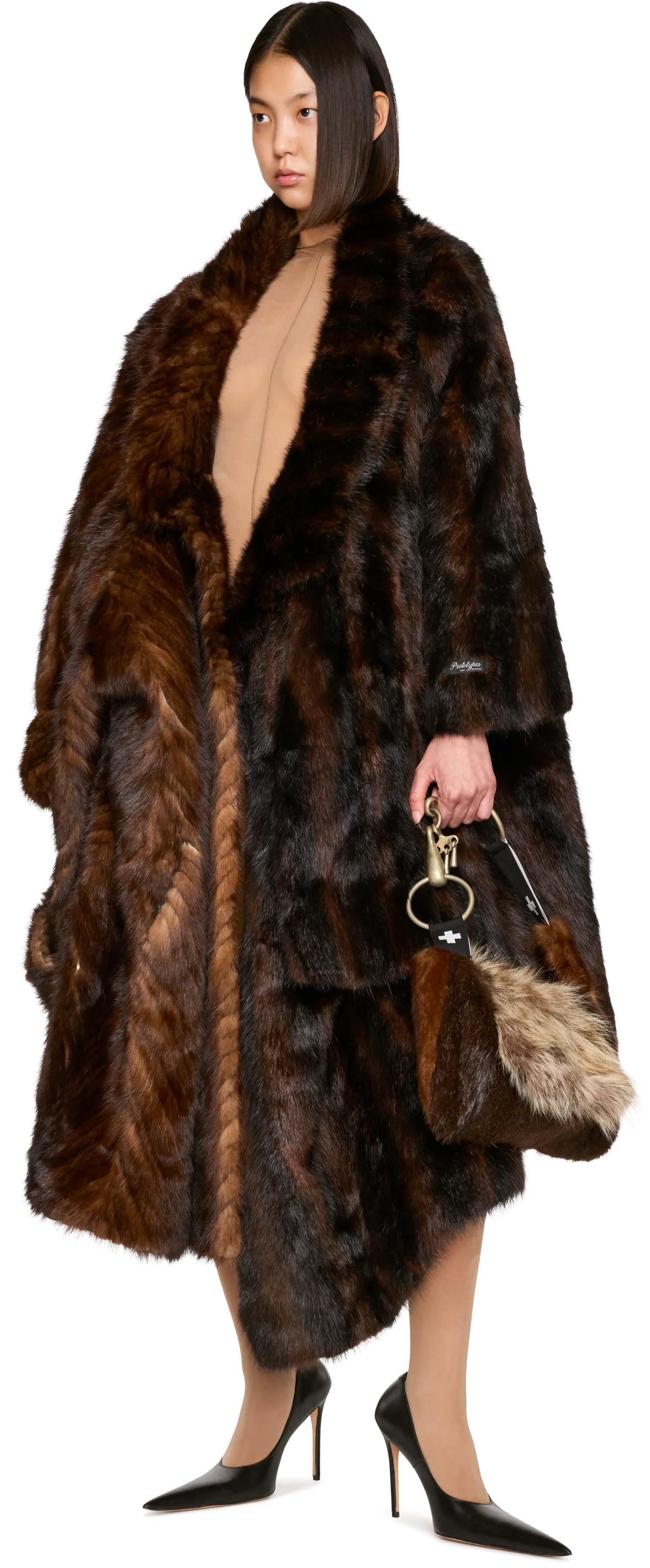 Prototypes Artisanal Double Mixed Fur Coat