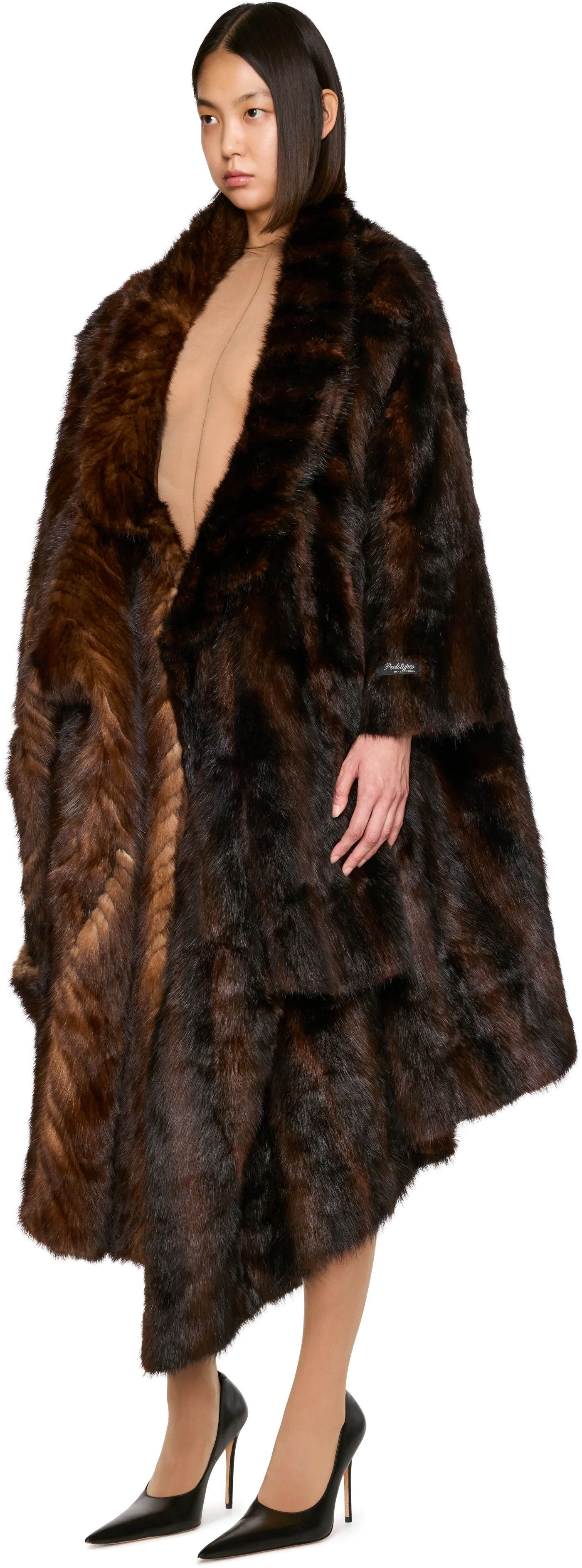Prototypes Artisanal Double Mixed Fur Coat