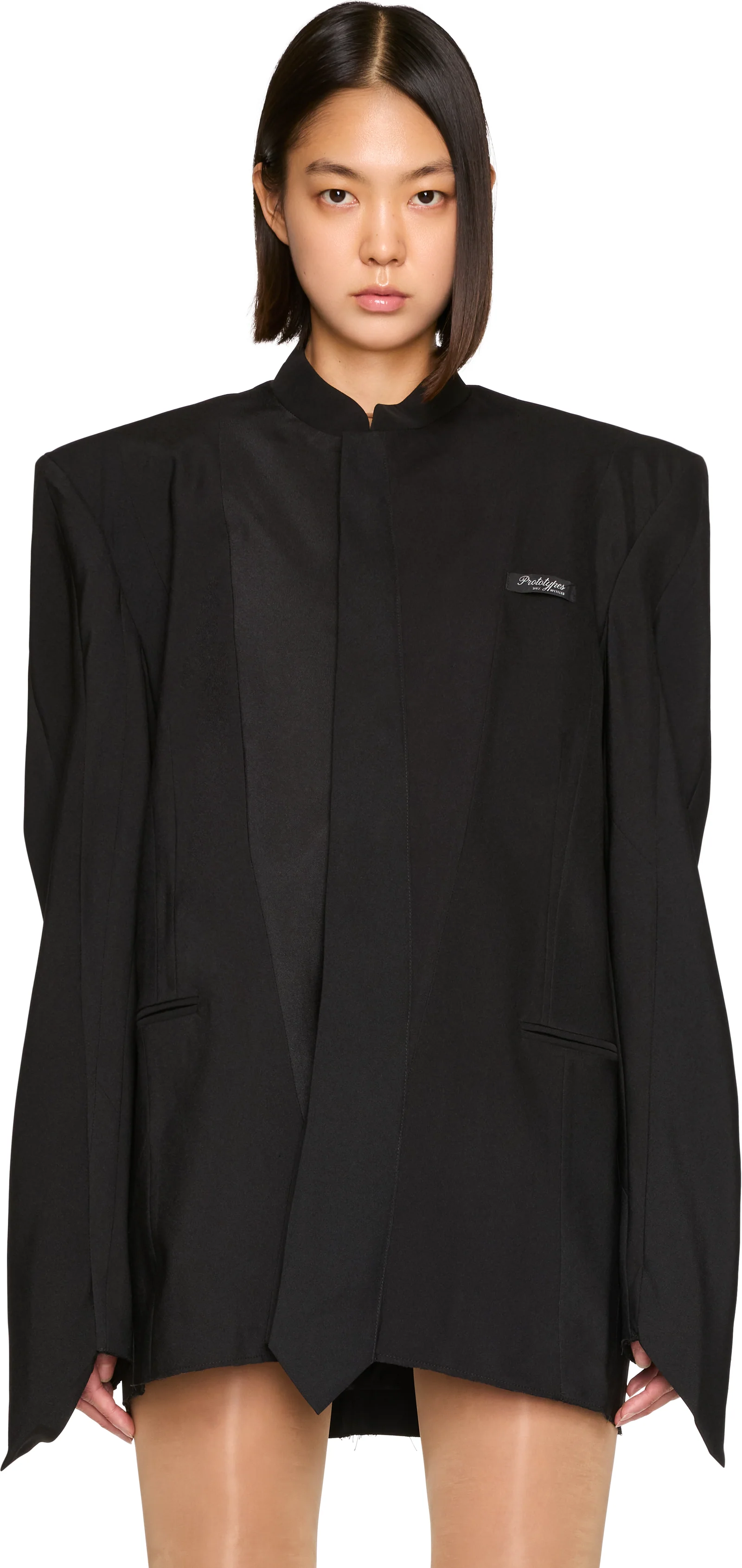 Prototypes Tie Tailored Blazer