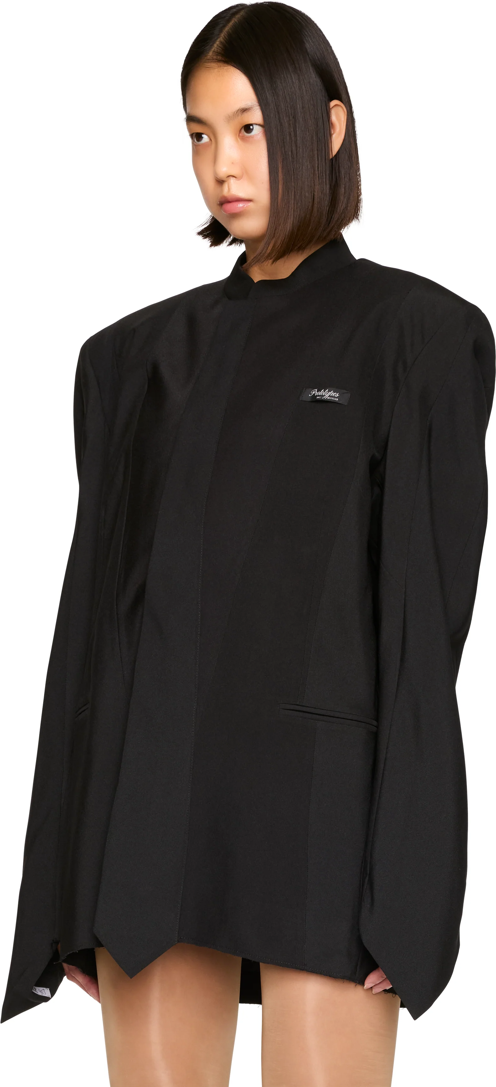 Prototypes Tie Tailored Blazer