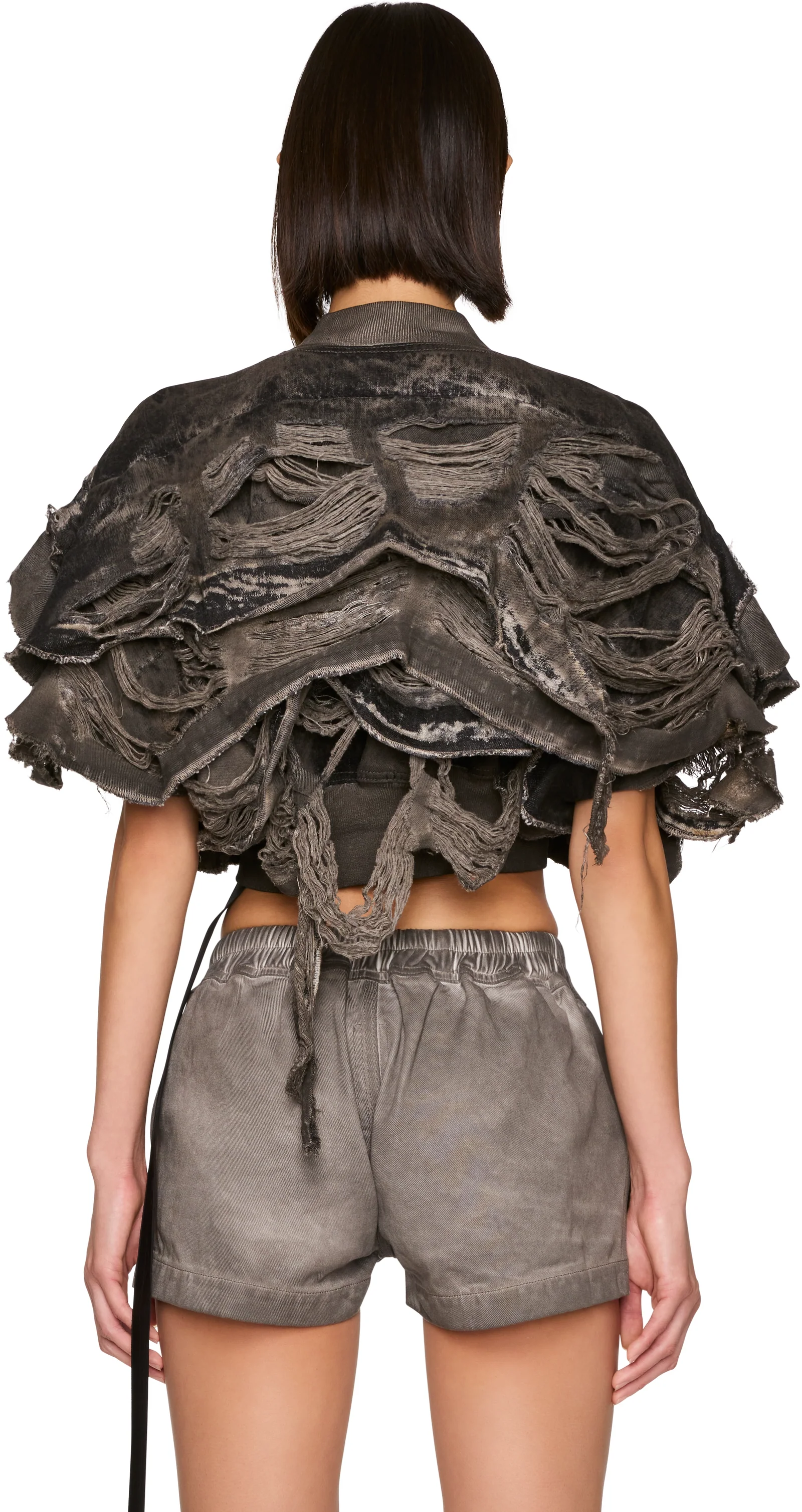 Rick Owens DRKSHDW Tower Tatlin Denim Bomber Jacket