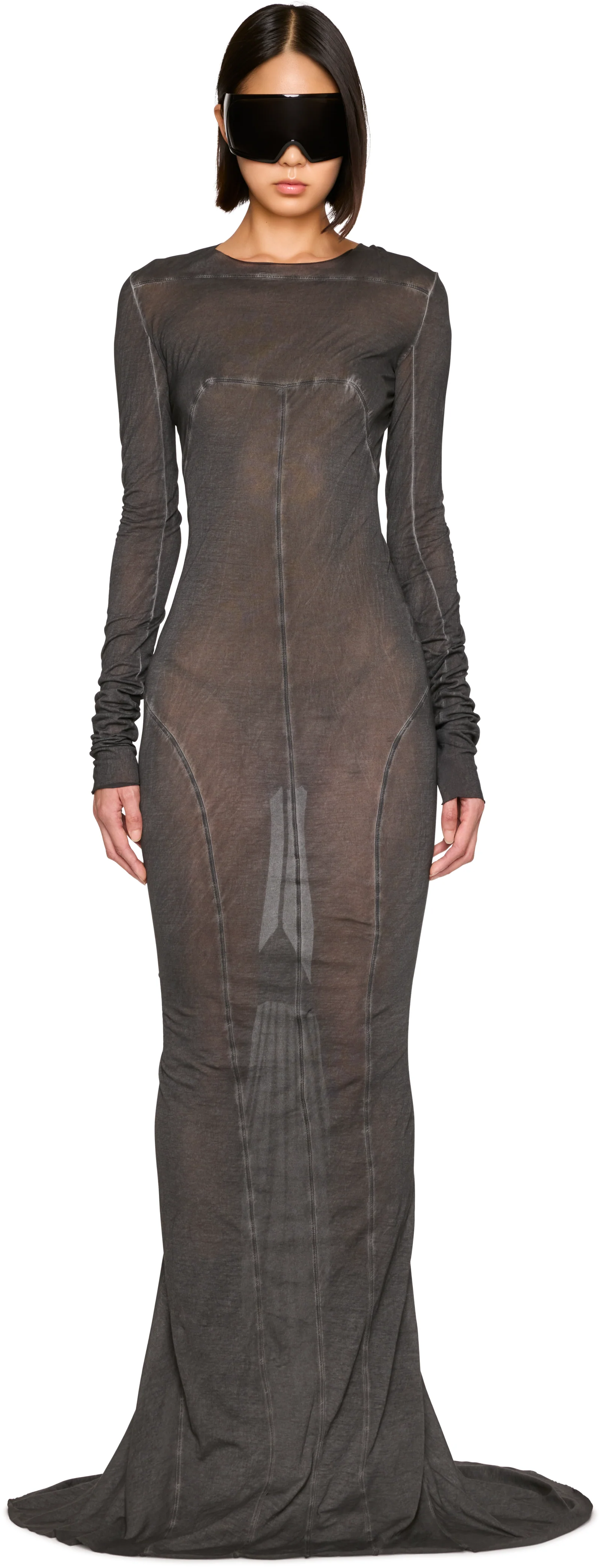 Rick Owens DRKSHDW Tower Simple Edfu Maxi Dress