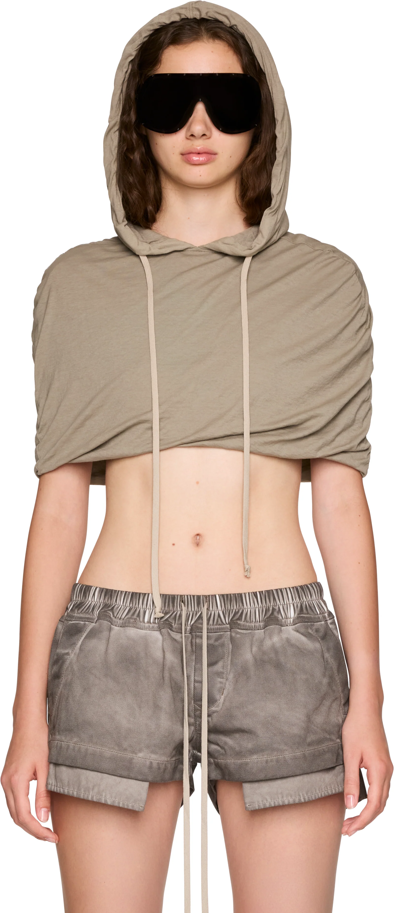Rick Owens DRKSHDW Tower Hood Sleeveless Top