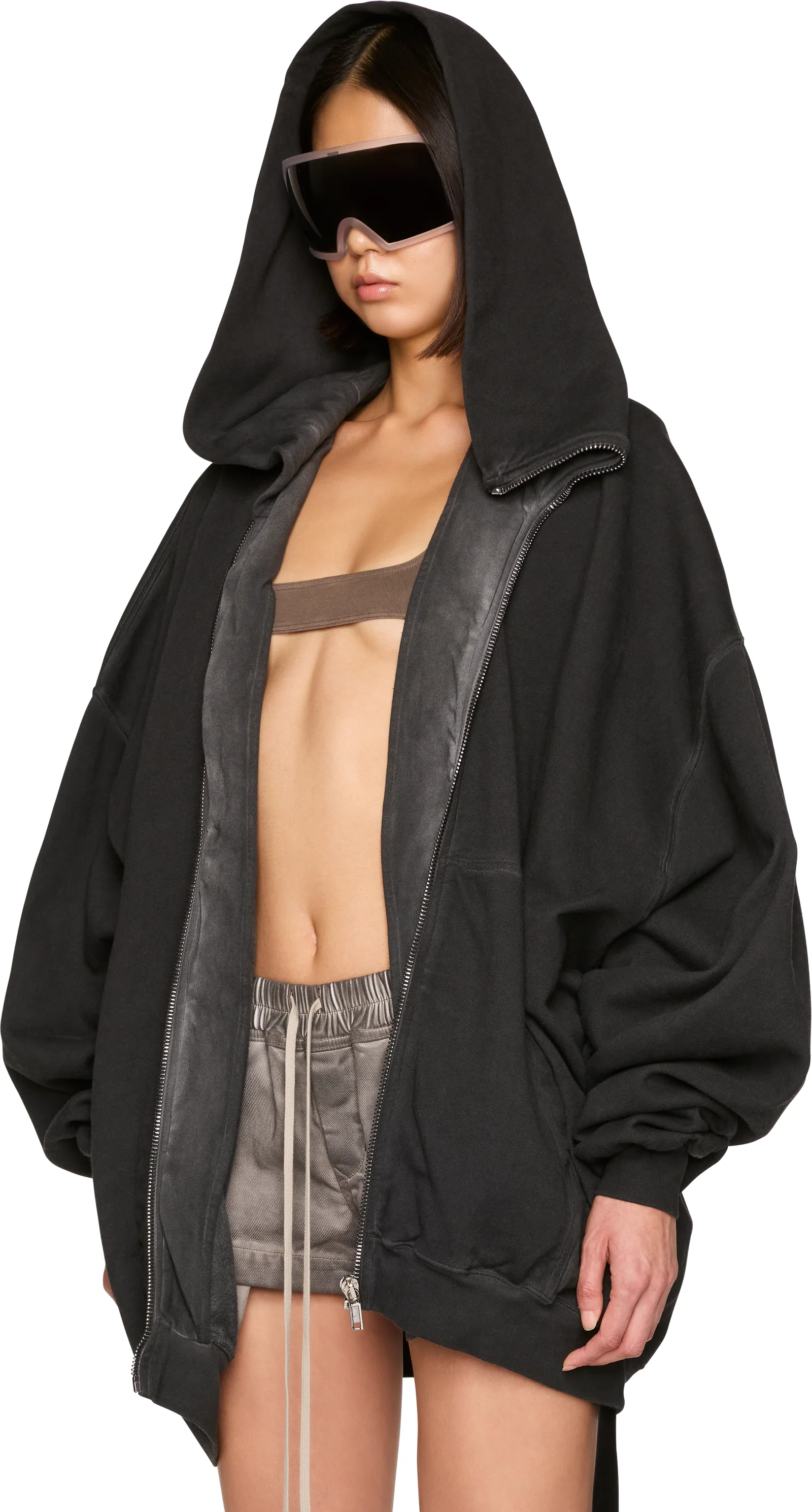 Rick Owens DRKSHDW Tower Mountain Hun Hoodie