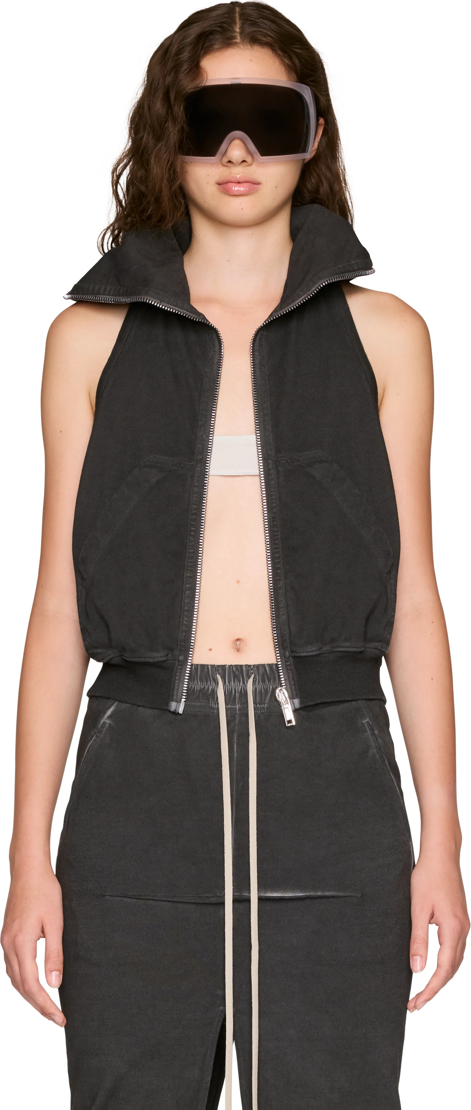 Rick Owens DRKSHDW Tower Cyclops Gimp SL Hoodie