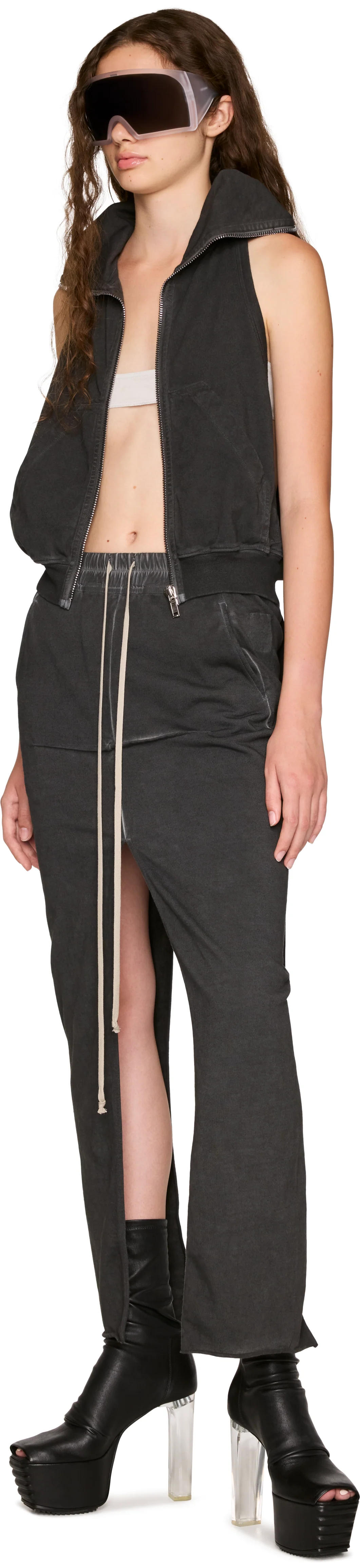 Rick Owens DRKSHDW Tower Cyclops Gimp SL Hoodie