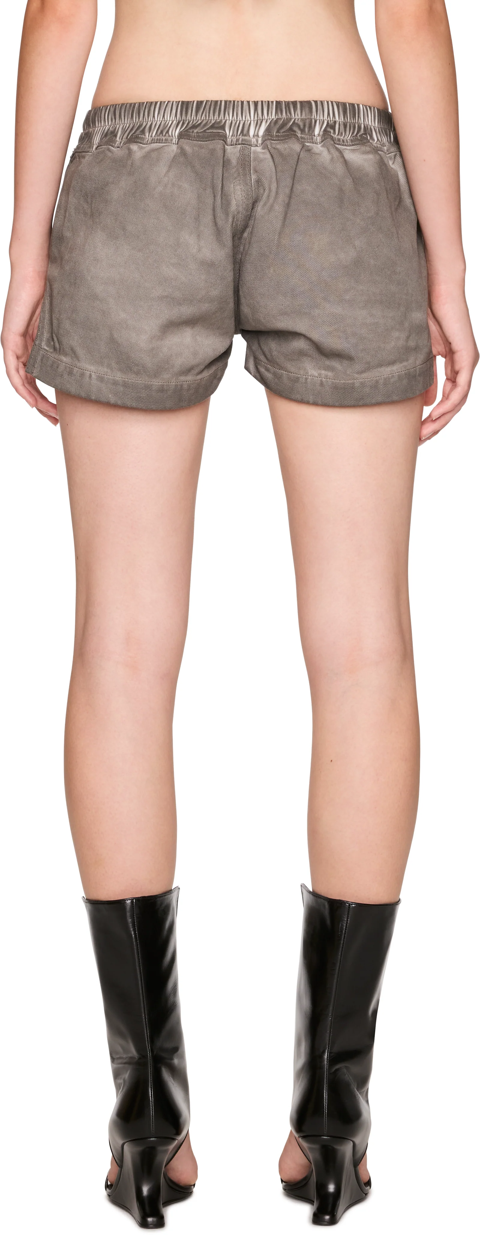 Rick Owens DRKSHDW Tower Fog Boxer Denim Shorts