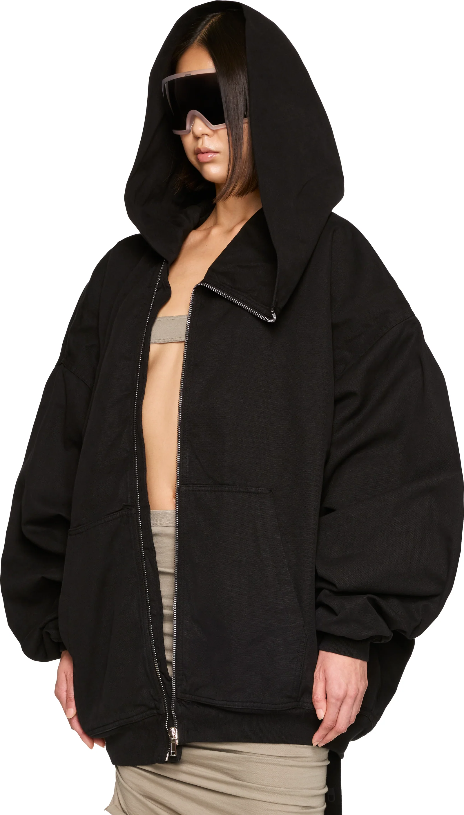 Rick Owens DRKSHDW Tower Mountain Hun Hooded Jacket