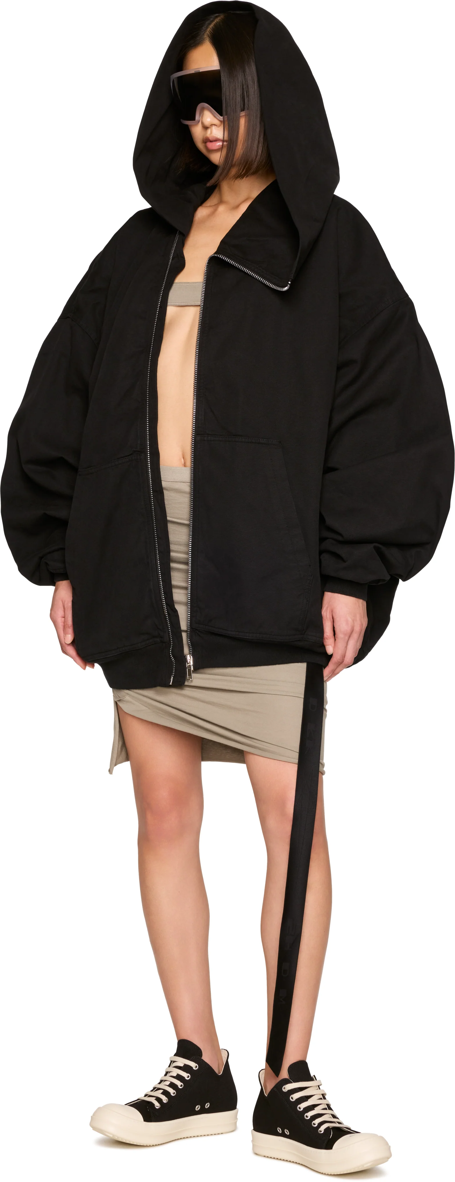Rick Owens DRKSHDW Tower Mountain Hun Hooded Jacket