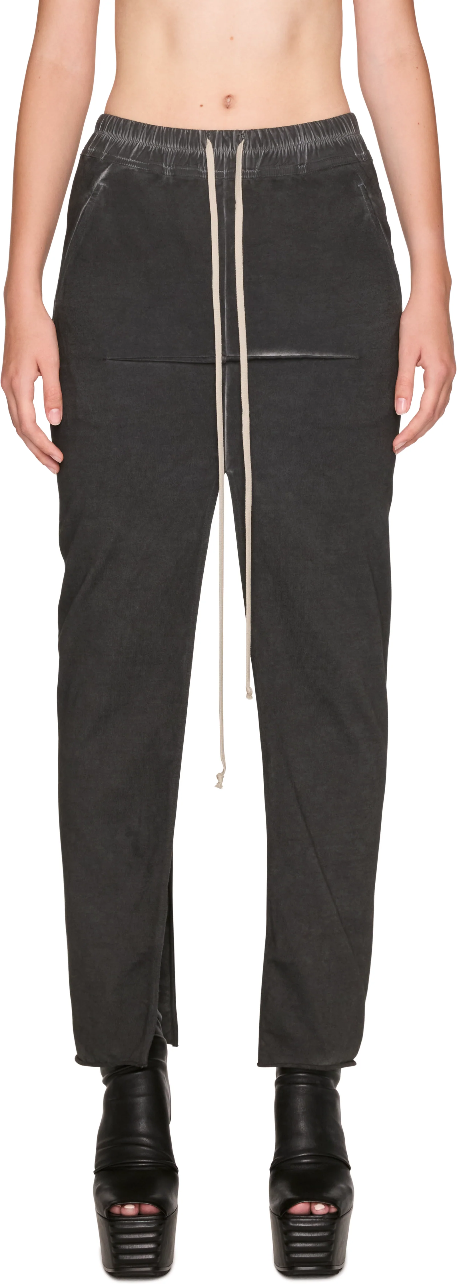 Rick Owens DRKSHDW Tower Pull On Sliced Pillar Maxi Skirt
