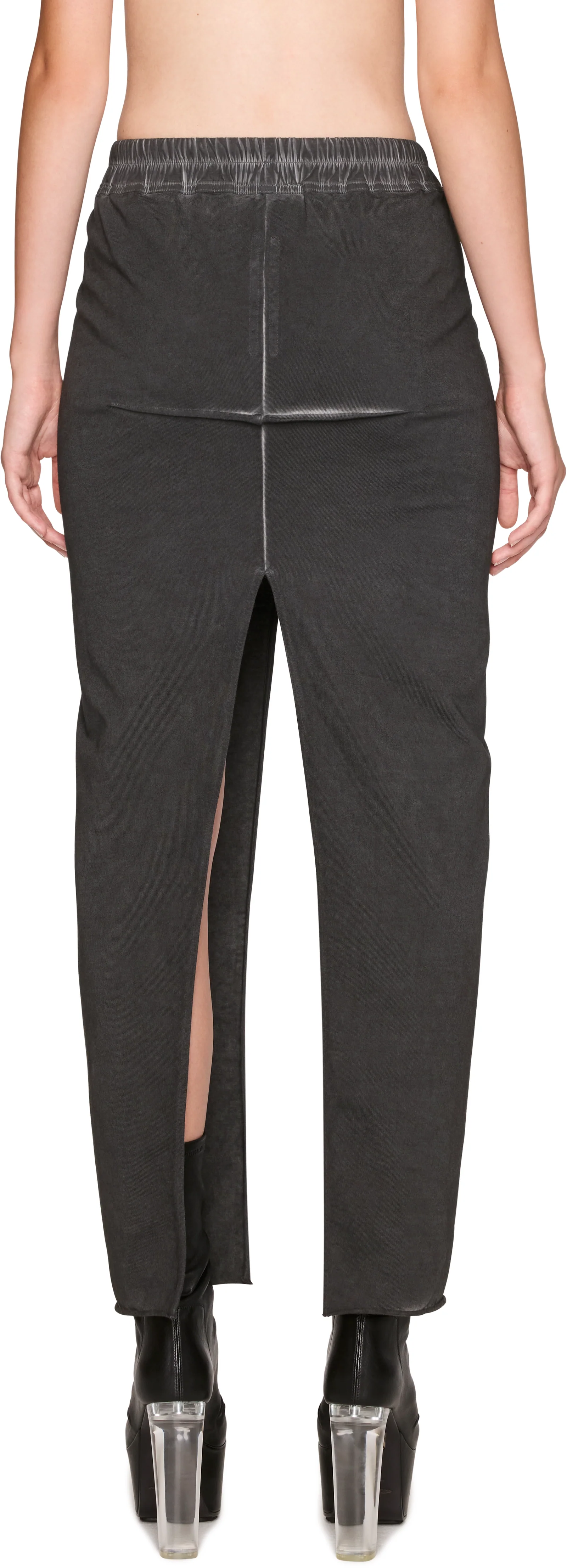 Rick Owens DRKSHDW Tower Pull On Sliced Pillar Maxi Skirt