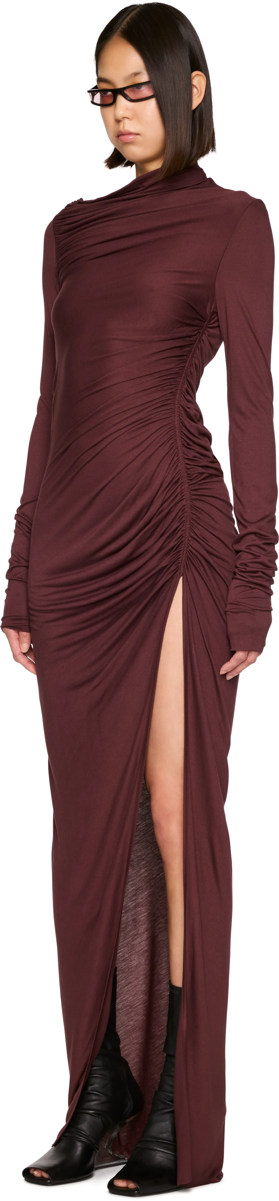 Rick Owens Lilies Tower LS Vita Maxi Dress