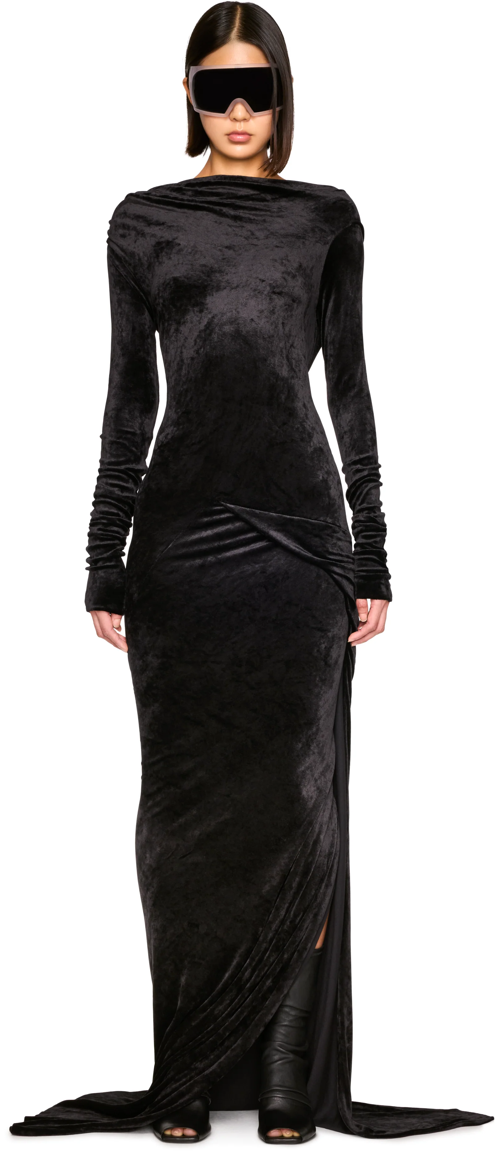 Rick Owens Lilies Tower LS Sailee Maxi Dress