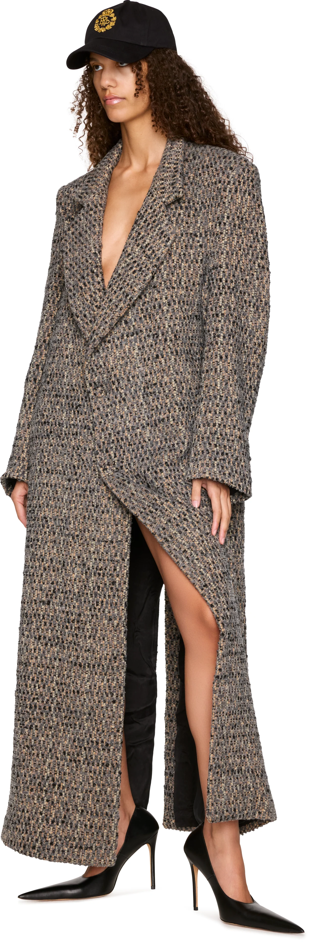 ERL Textured Wool Trench Coat
