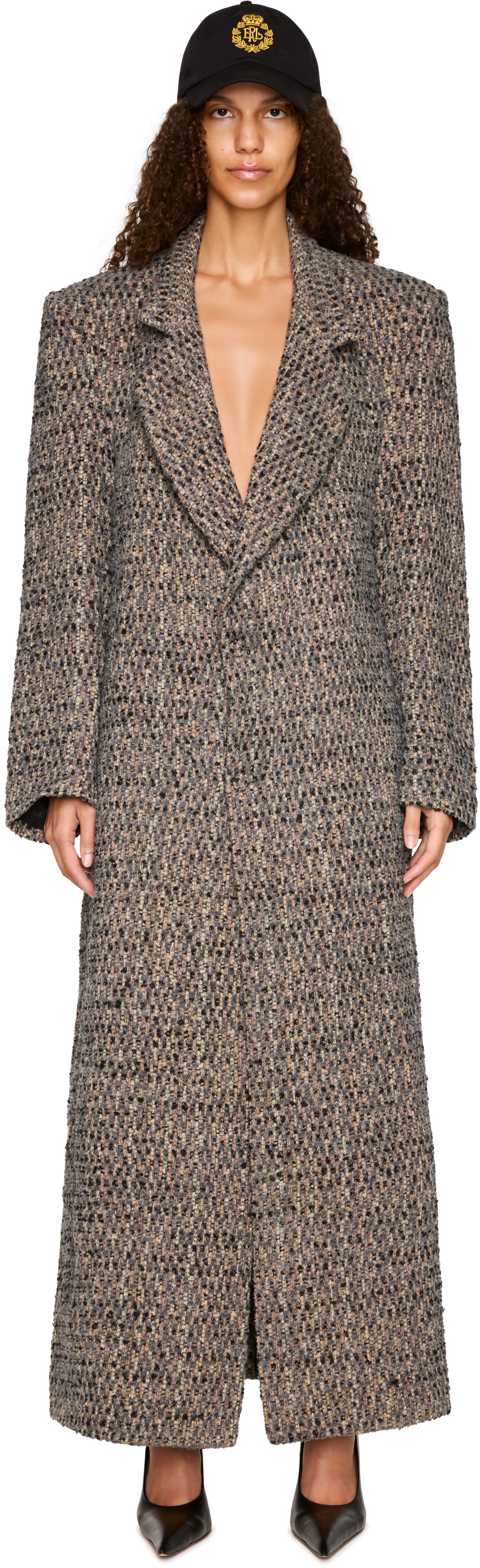 ERL Textured Wool Trench Coat