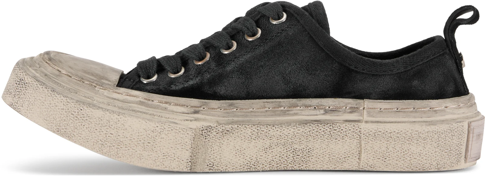 Ann Demeulemeester Halli Vulcanized Distressed Low-Top Sneakers