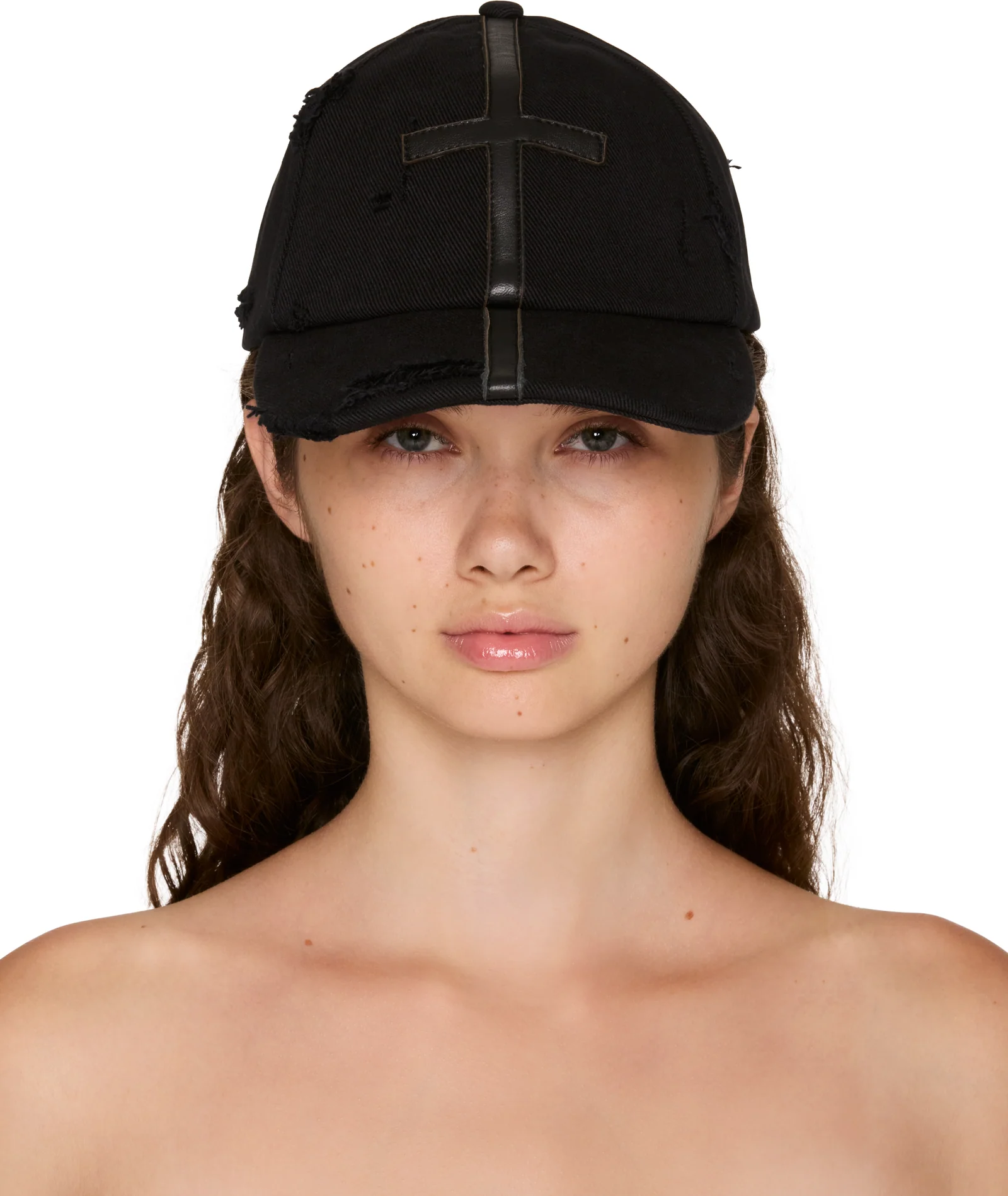 Matières Fécales Symbol Leather Cap