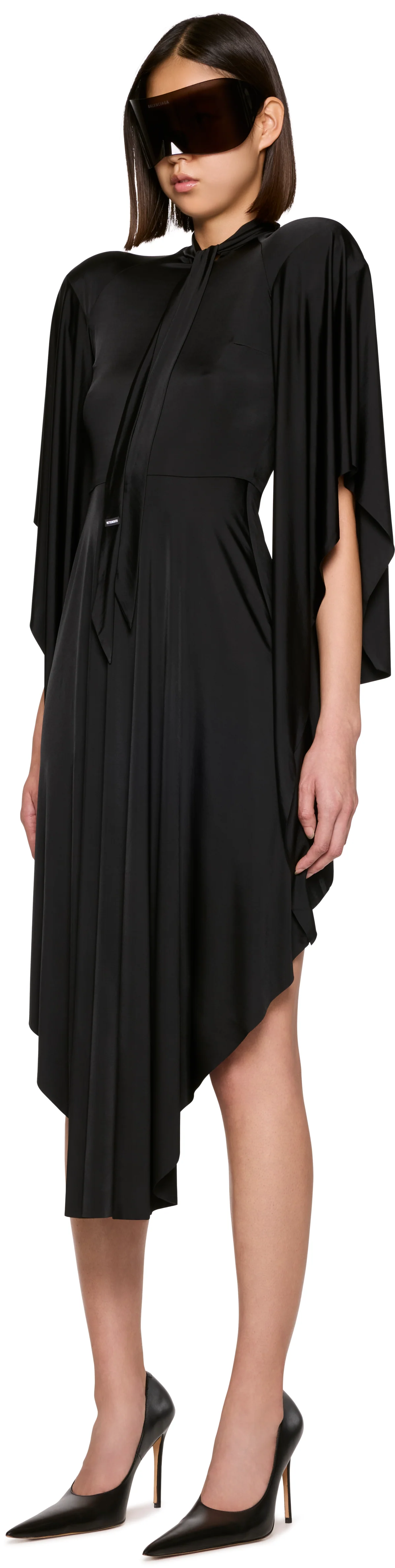VETEMENTS Round Shoulder Midi Dress